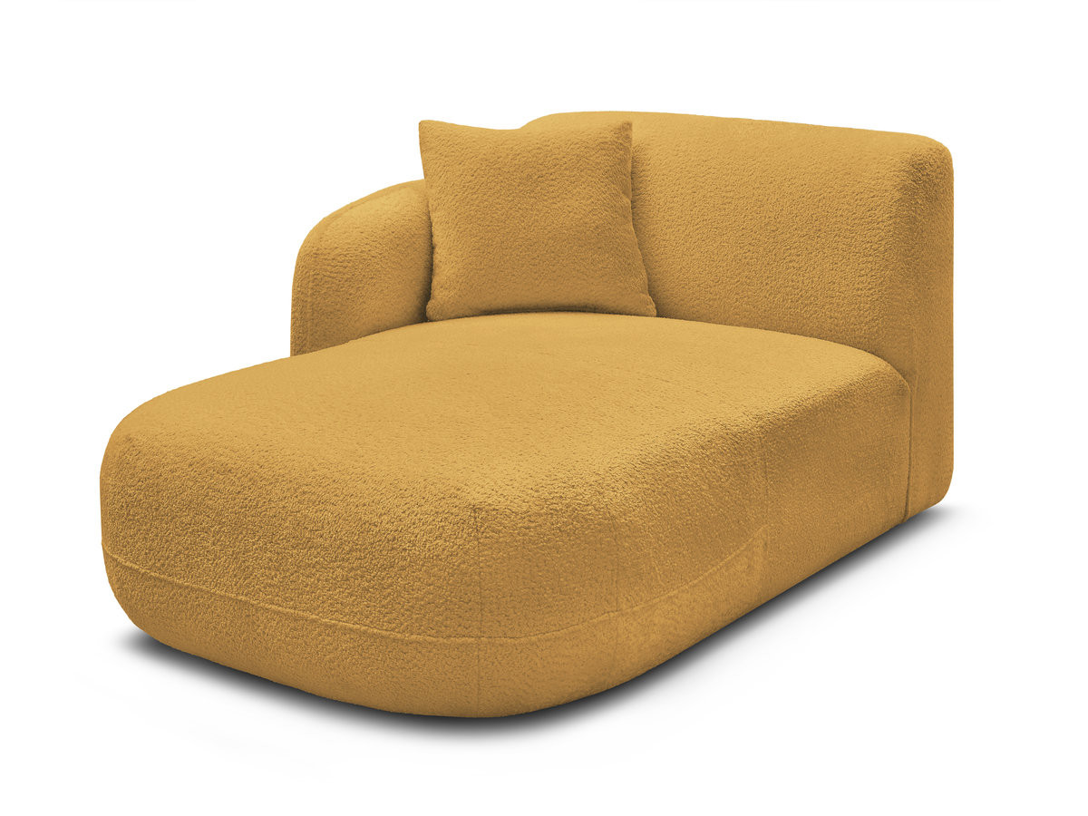 Bobochic Anda Méridienne-Modul Chenille Gelb Ecke links