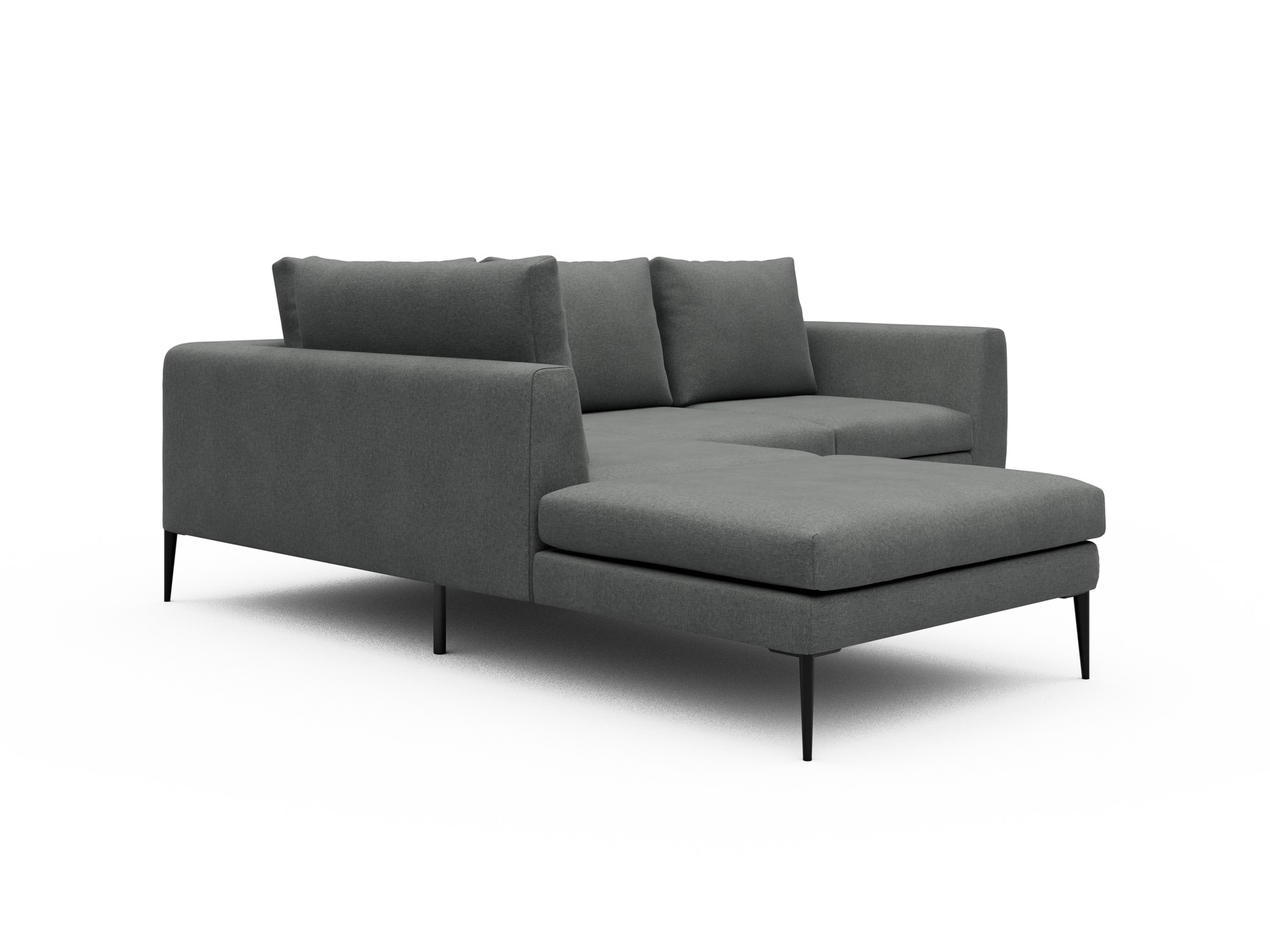 Skandi Home Ecksofa Paul Relax-Ecke links mit 2-Sitzer Satya-Steel moebelfaktor