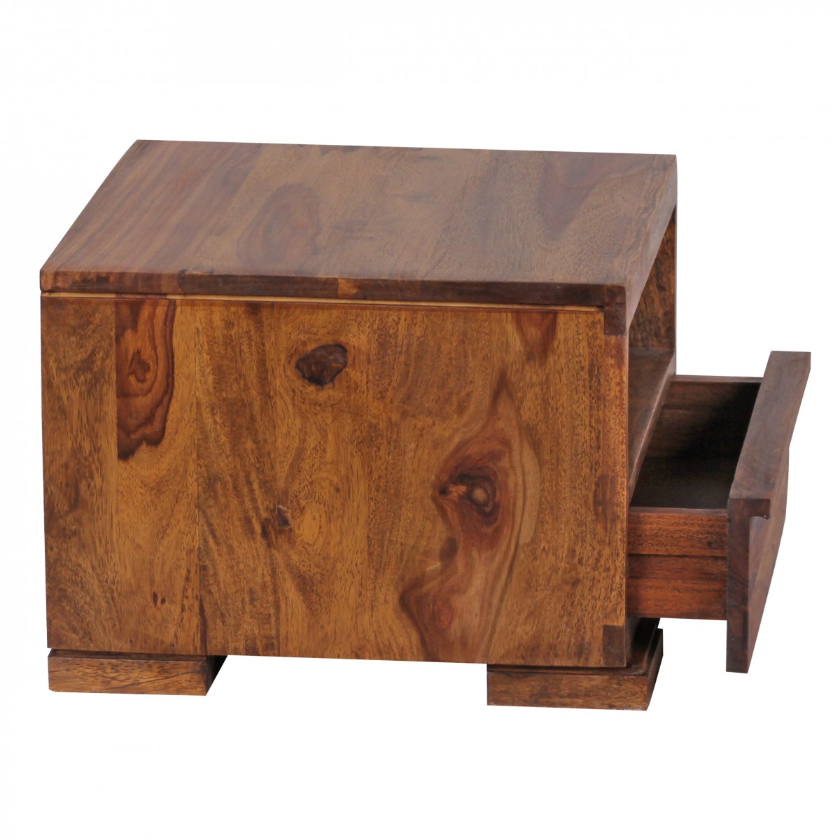 Nachttisch Aalvik Sheesham Massivholz 40 × 40 × 30 cm
