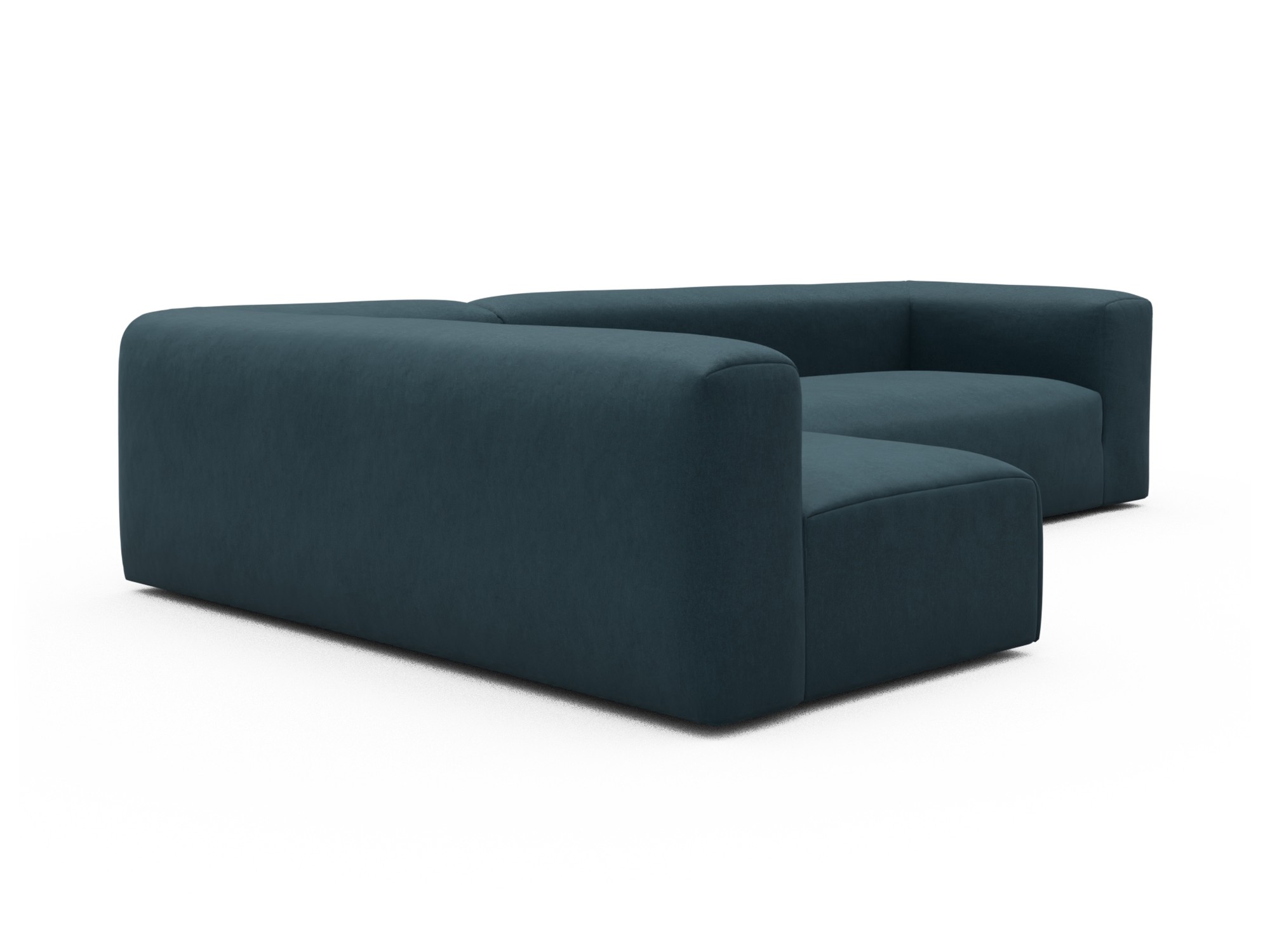 Skandi Home Ecksofa Fred 2x 2,5-Sitzer links offen Satya-Indigo moebelfaktor
