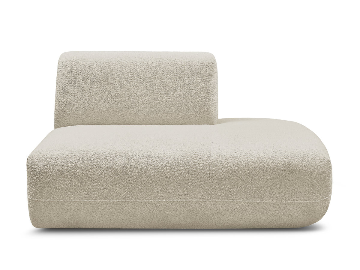 Bobochic Anda Sofamodul 2-Sitzer Chenille Beige Ecke rechts