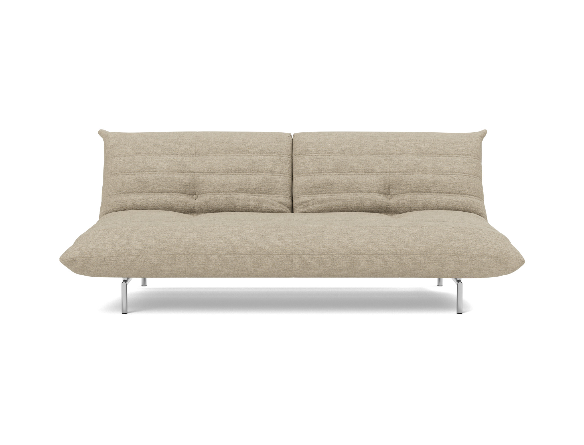 Schlafsofa Mikunjo Strukturierter Stoff Taura 356-Sand