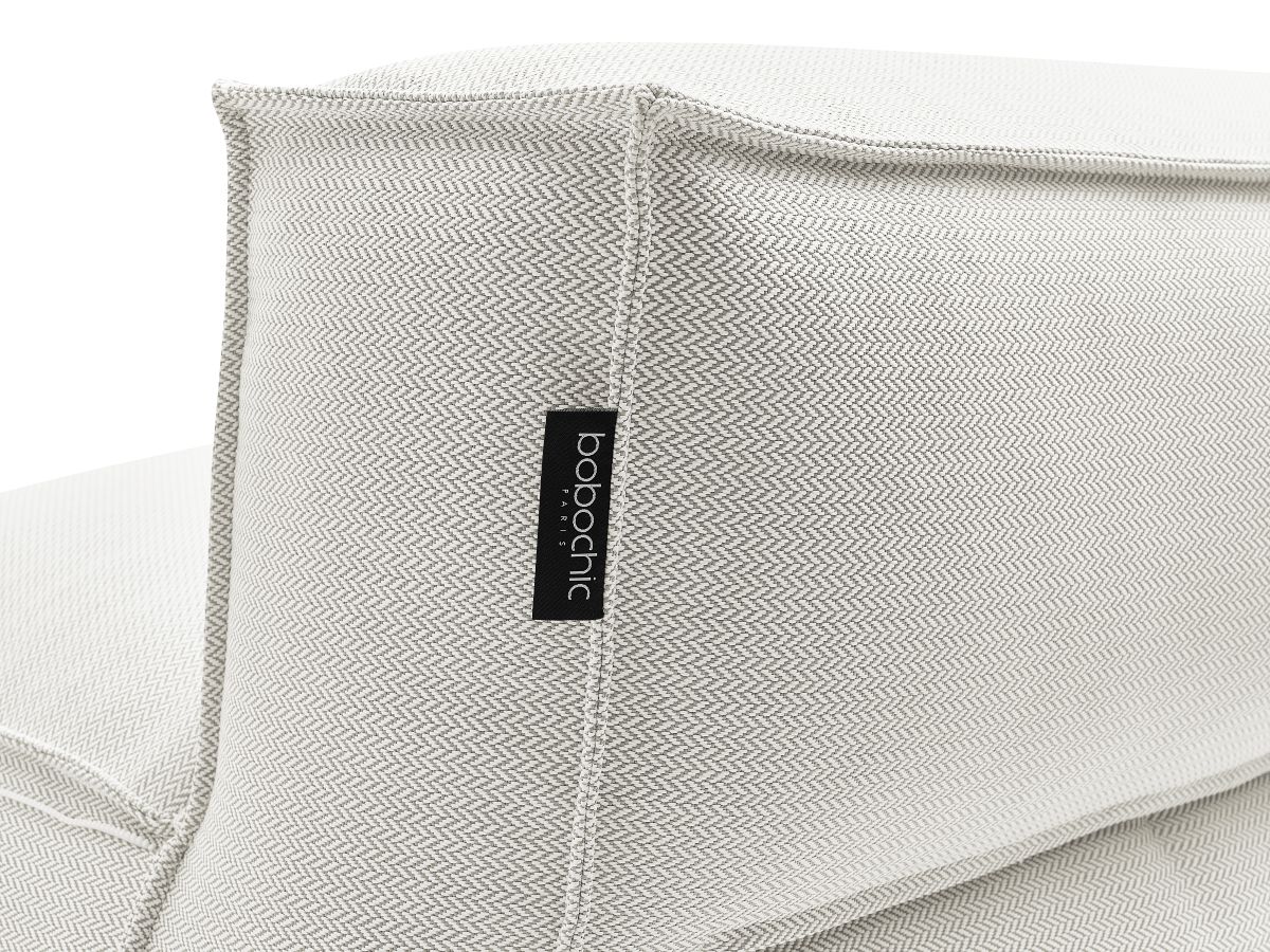 Bobochic Biarritz Sofamodul 2-Sitzer Melange-Stoff Beige