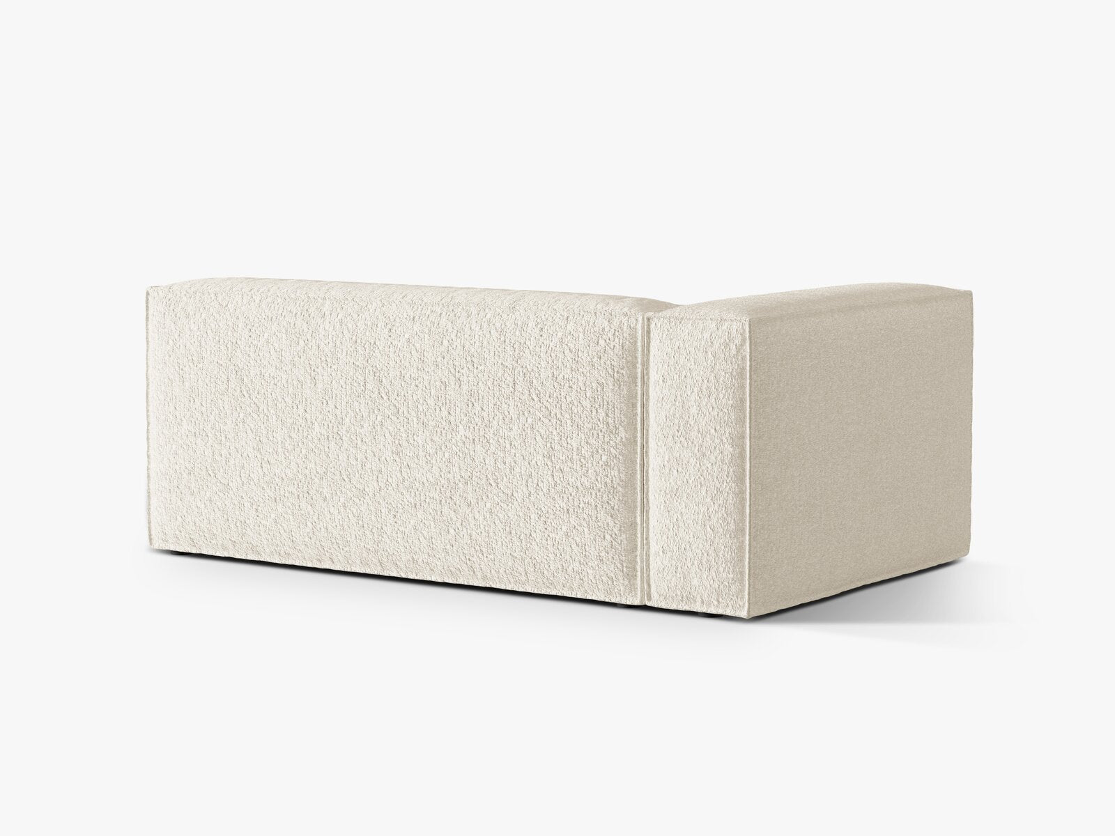Micadoni Modul Nuria Groß 3-Sitzer Links Boucle Elfenbein