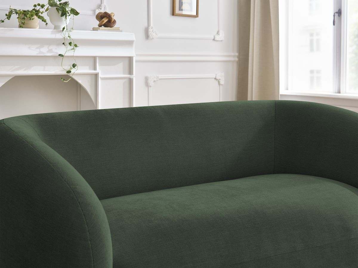 Bobochic Celine Sofa 2-Sitzer Stoff Grün