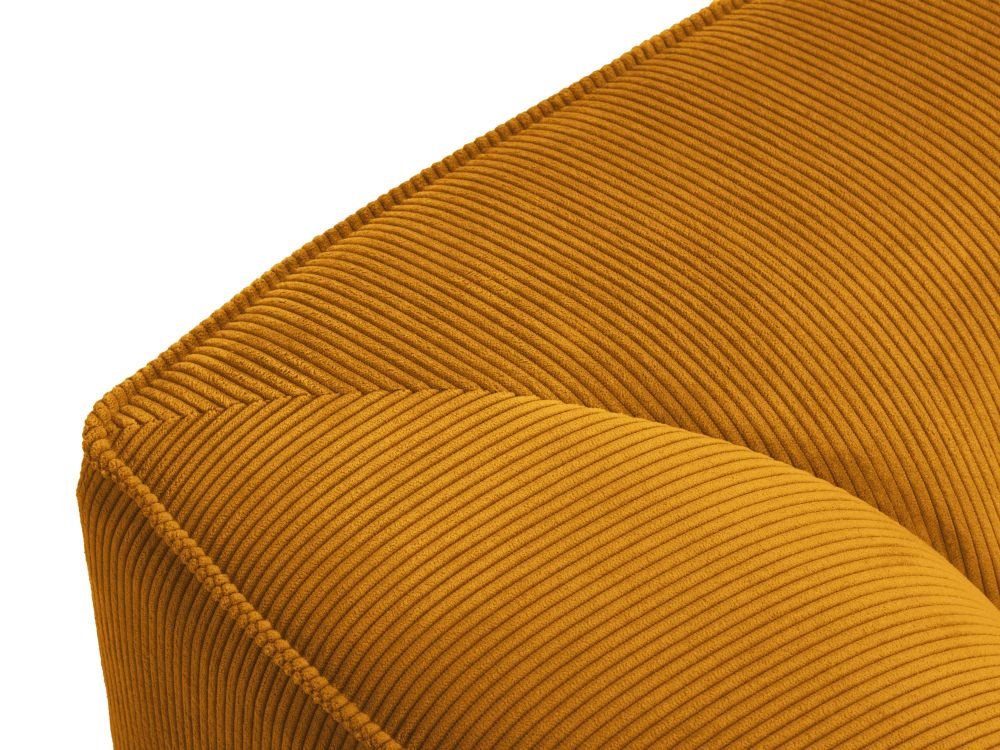 Cosmopolitan Design Sofa Siena 4-Sitzer Kord Scala Gelb