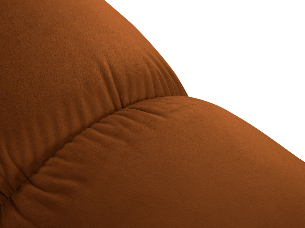Cosmopolitan Design Sofa Cortina 2-Sitzer Samt Bluvel Terrakotta