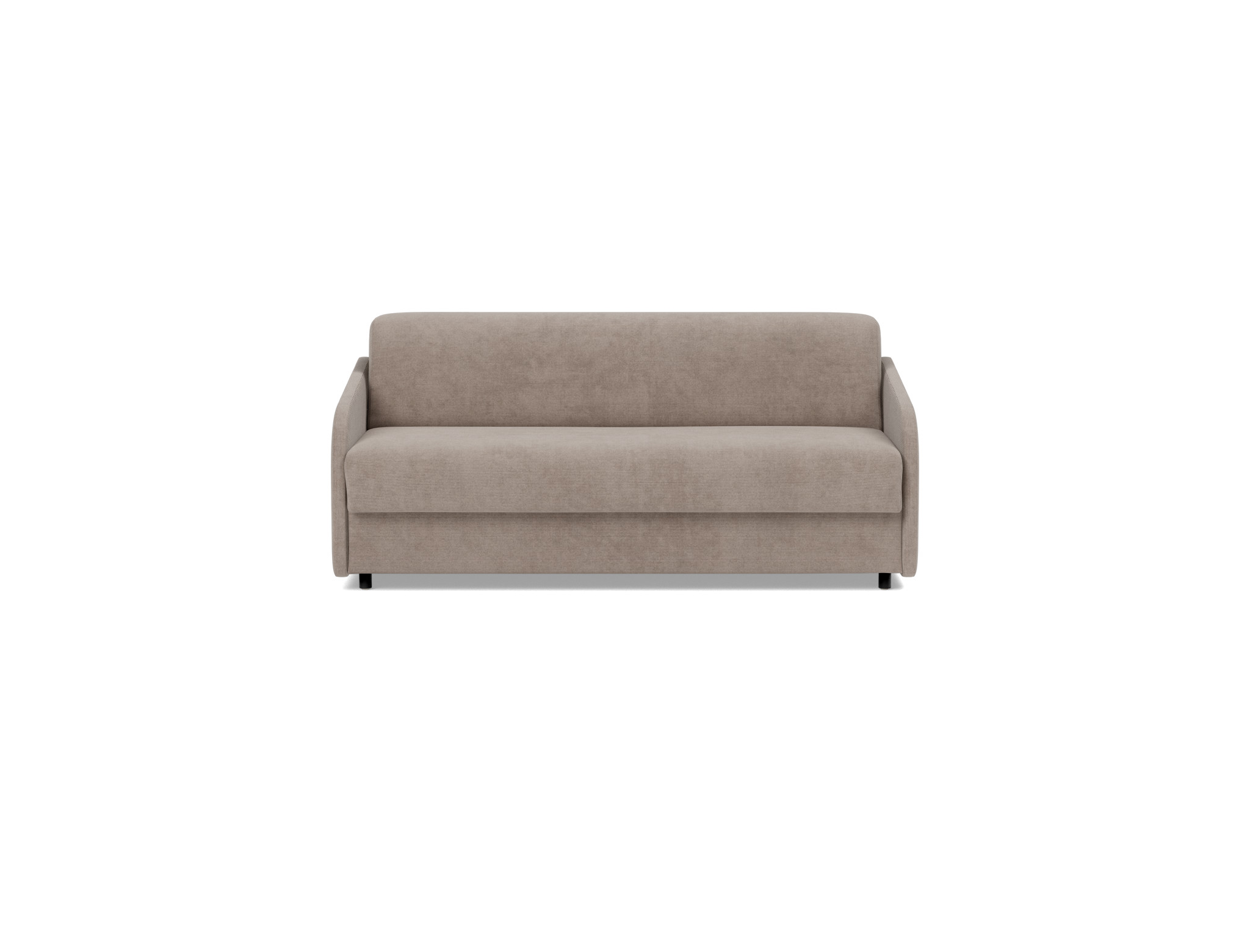 Schlafsofa Eivor mit Taschenfederkernmatratze 140 Kord Cordufine 318-Beige