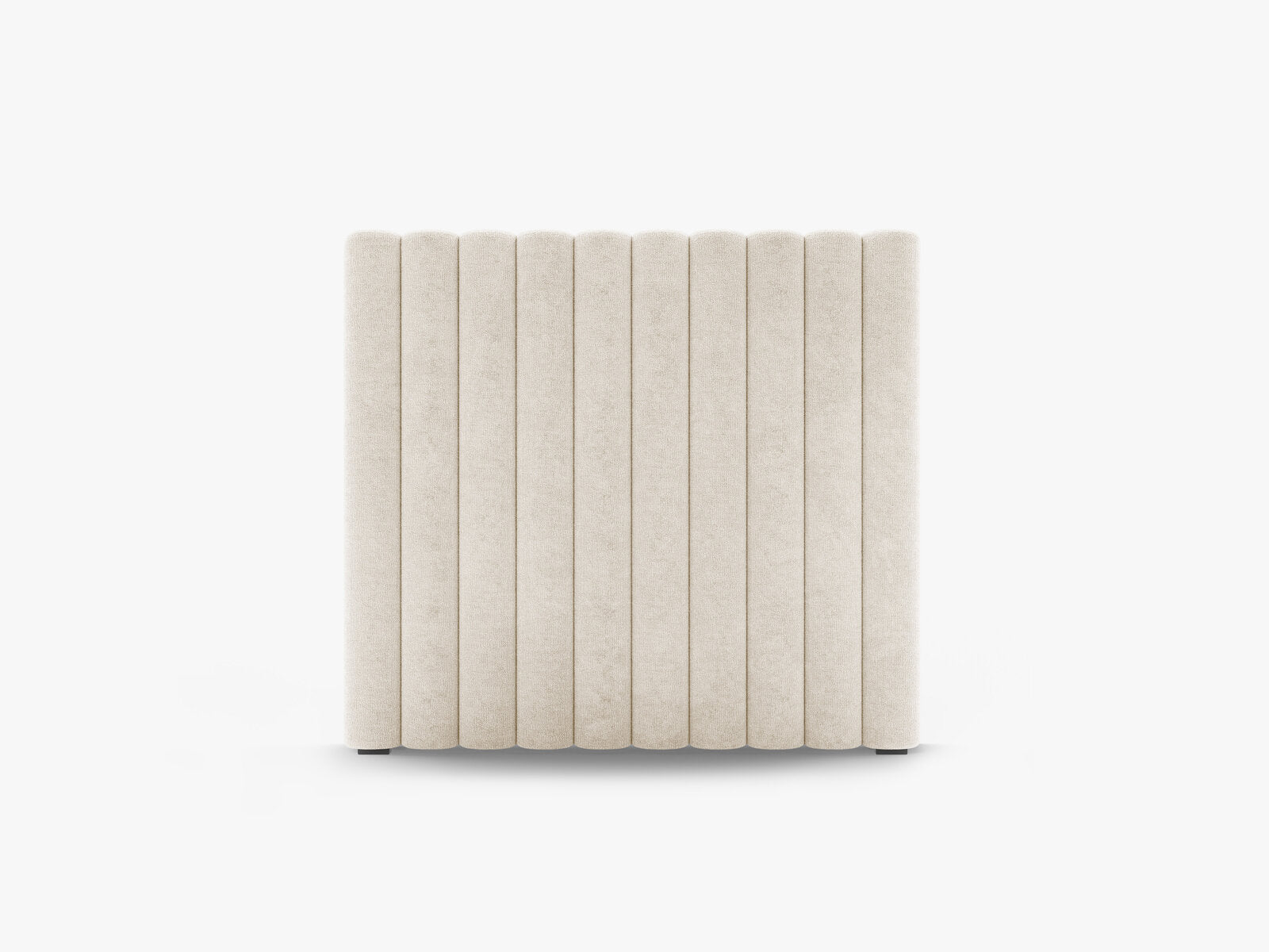 Micadoni Mistero Samtiger Kopfteil 80 cm Chenille Perfect Harmony Helles Beige 100x95