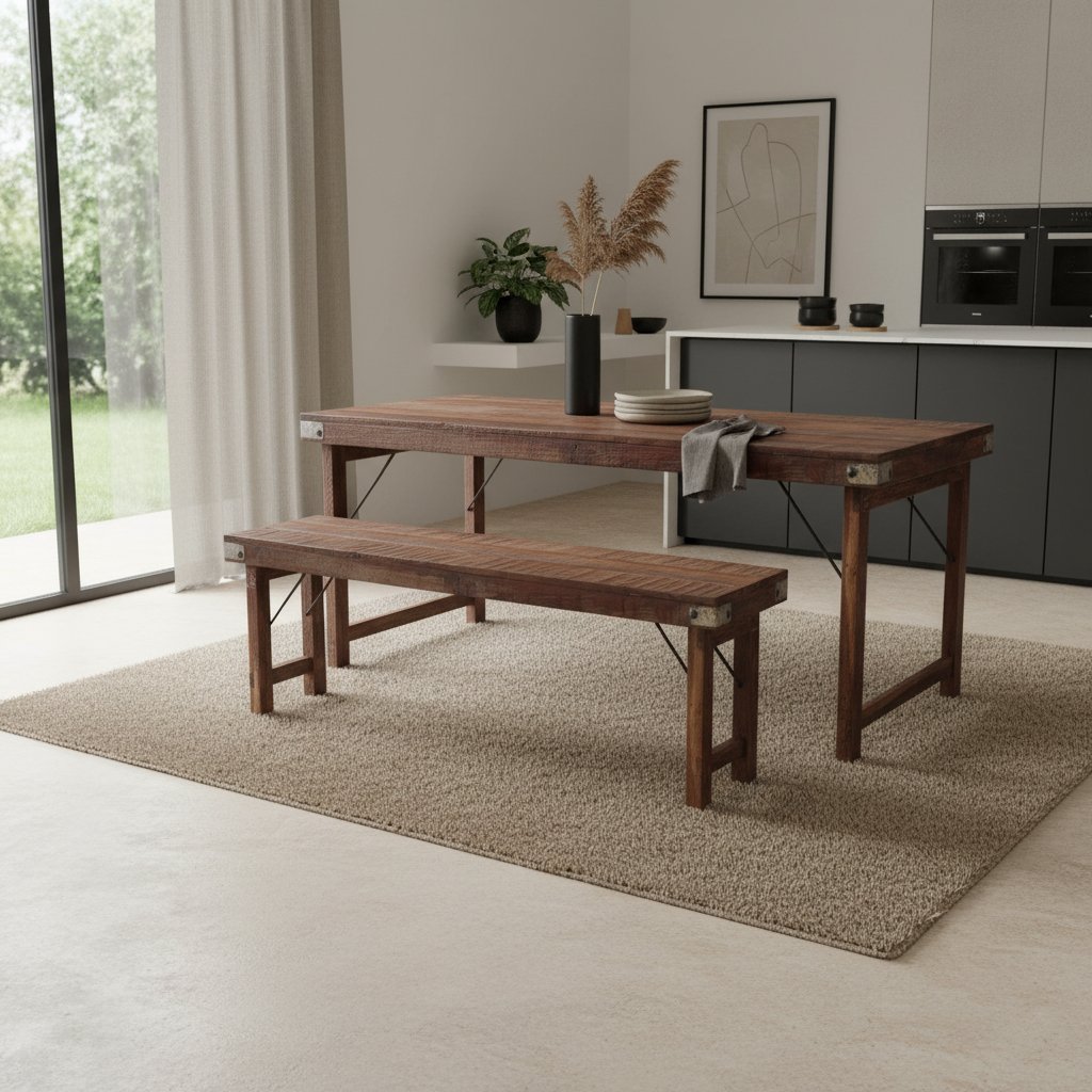 Raw Materials Klappbare Esszimmerbank 120cm
