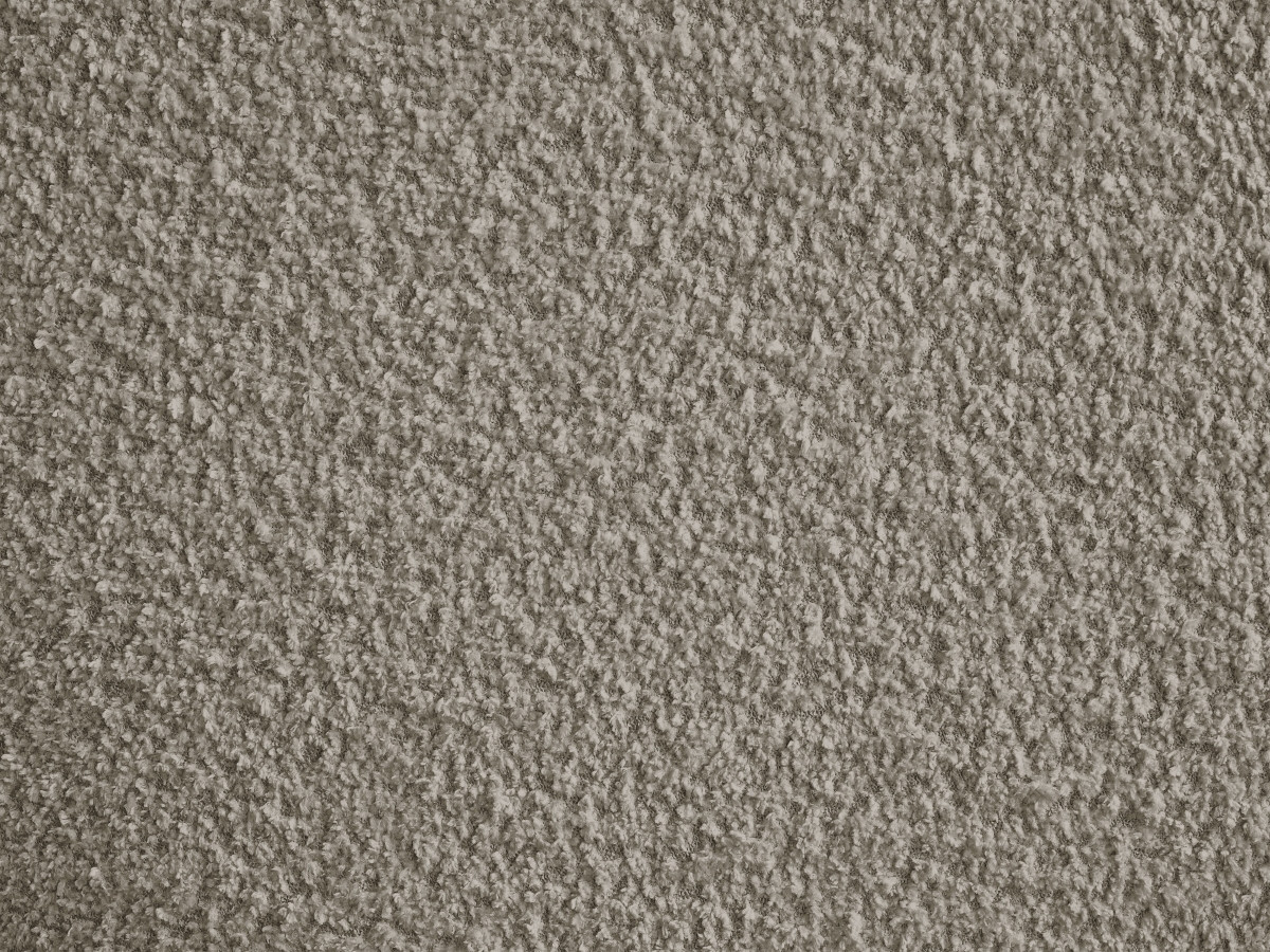 Bobochic Tina Sofa 3-Sitzer mit Pouf Bouclé-Stoff Taupe