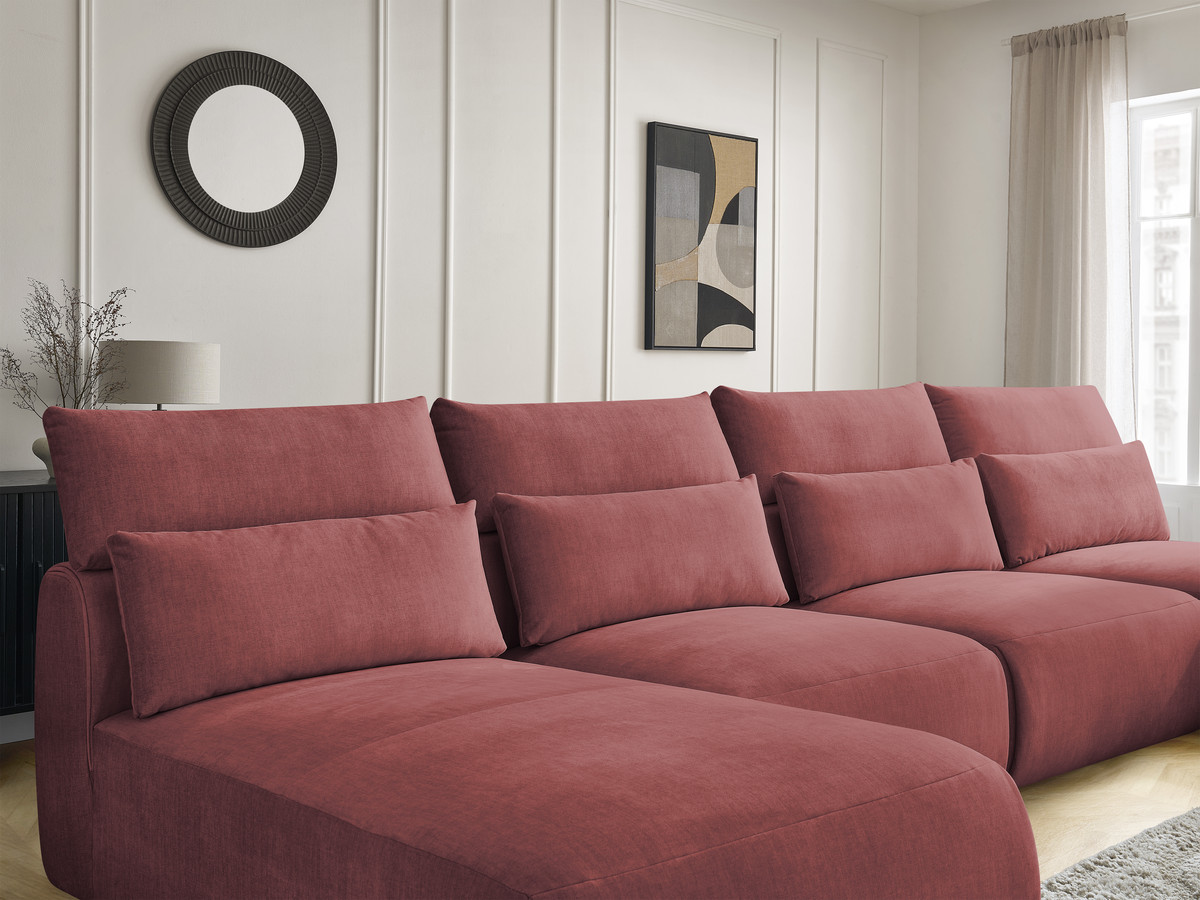 Bobochic Jana Wohnlandschaft Samt Orange
