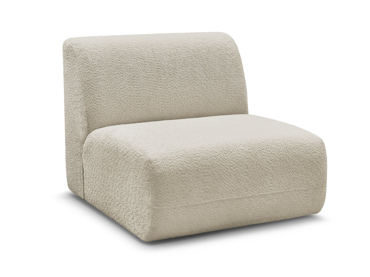 Bobochic Anda Sofamodul 1-Sitzer 84 × 103 cm Chenille Beige