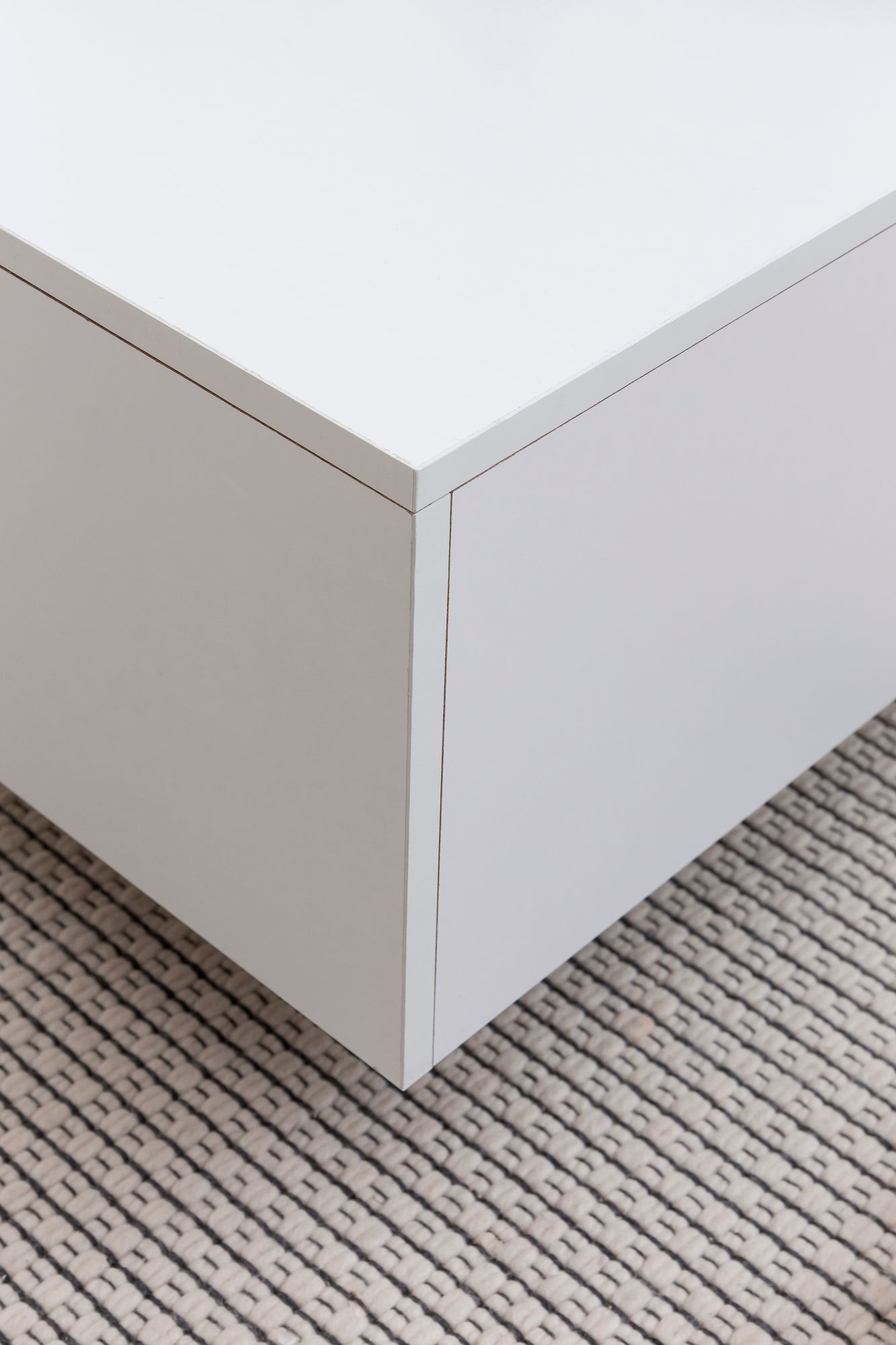 Couchtisch Kjellerup Weiß 60 × 60 × 35,5 cm