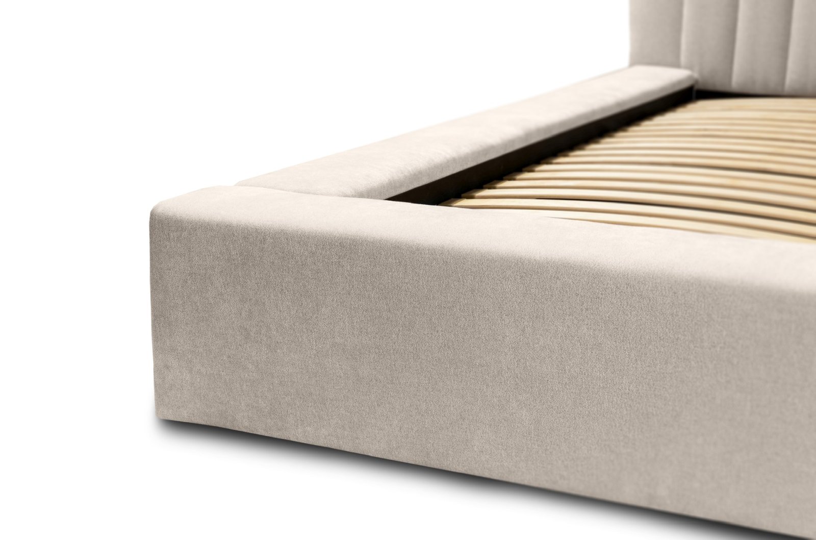 Polsterbett Carno Chenille 160x200 mit Metallrahmen Ditra-New 20