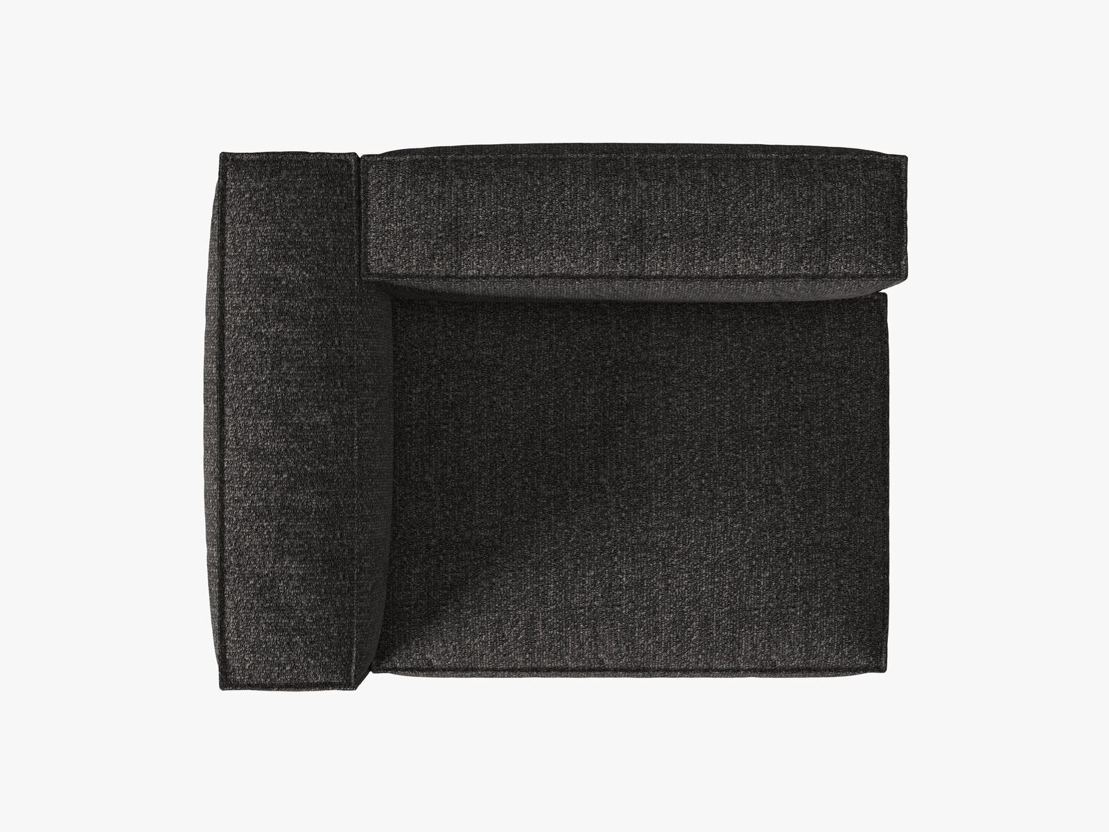 Micadoni Eckmodul Nuria 2-Sitzer Links Boucle Anthrazit