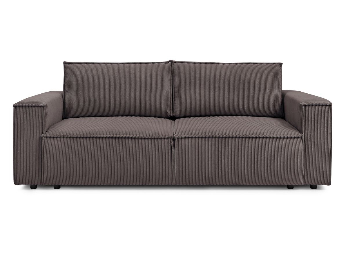 Bobochic Nihad Sofa 3-Sitzer Cordsamt Taupe
