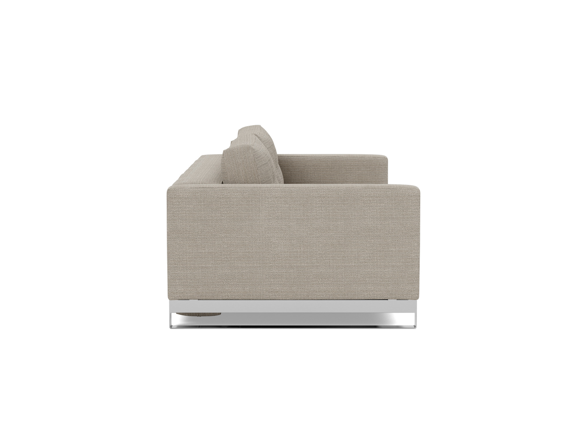 Schlafsofa Cassius D.E.L. Strukturierter Stoff Kenya 579-Gravel
