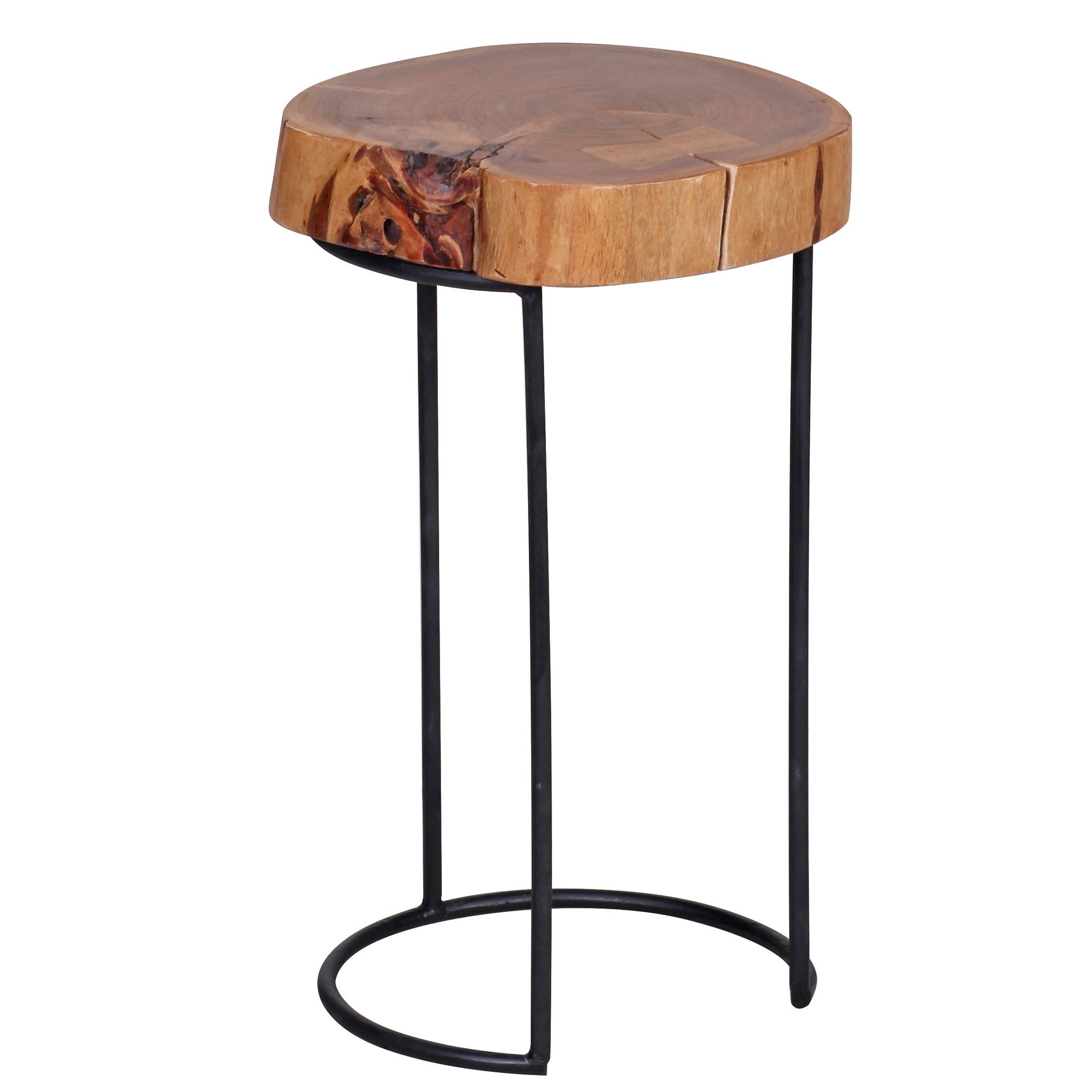 Beistelltisch Alden Akazie Massivholz Ø 28 cm