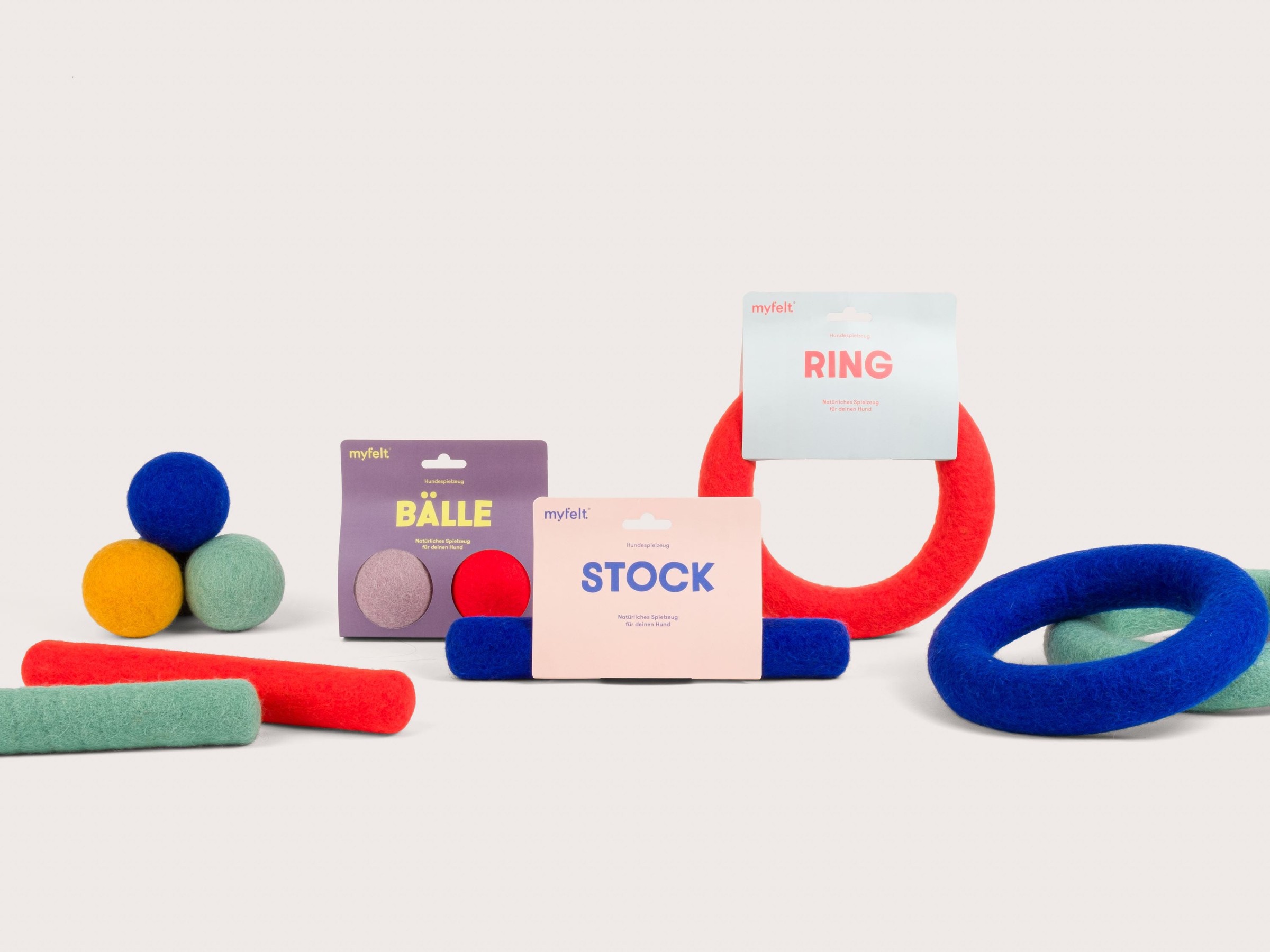 myfelt Fine Hundespielzeug Ring Türkis Ø 20 cm