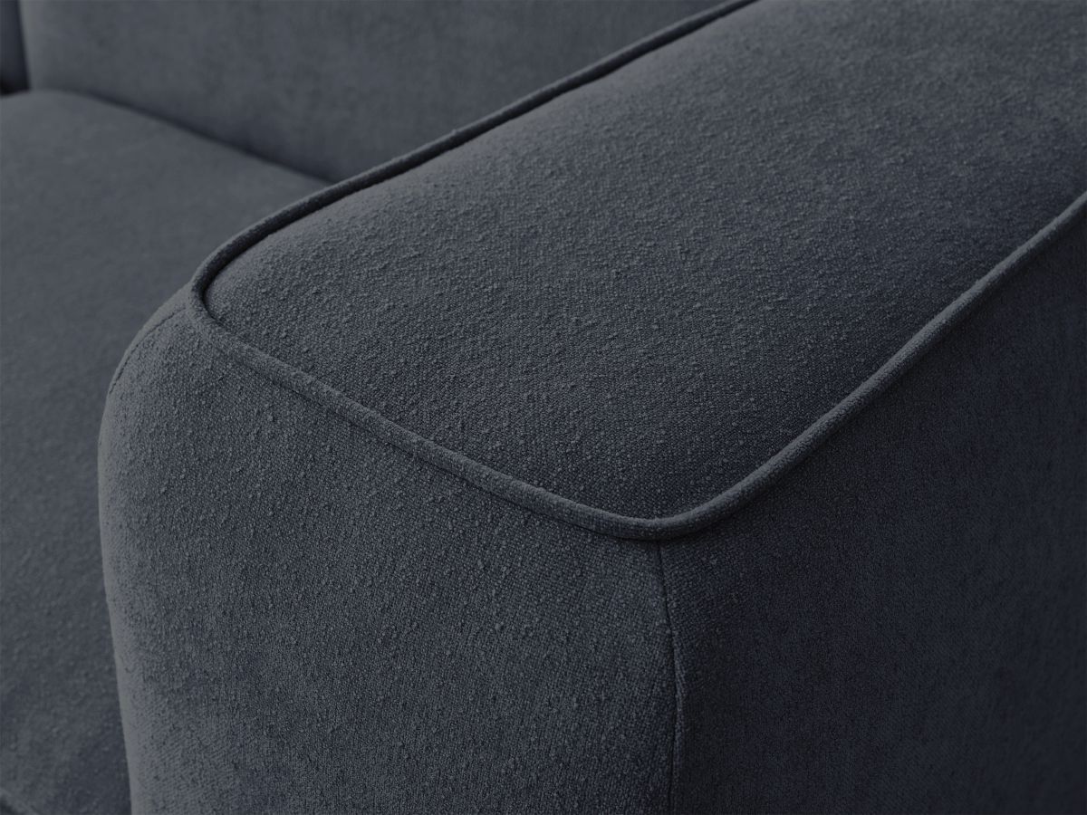 Bobochic Zephyr Ecksofa 260 × 165 cm Strukturstoff Dunkelblau Ecke links