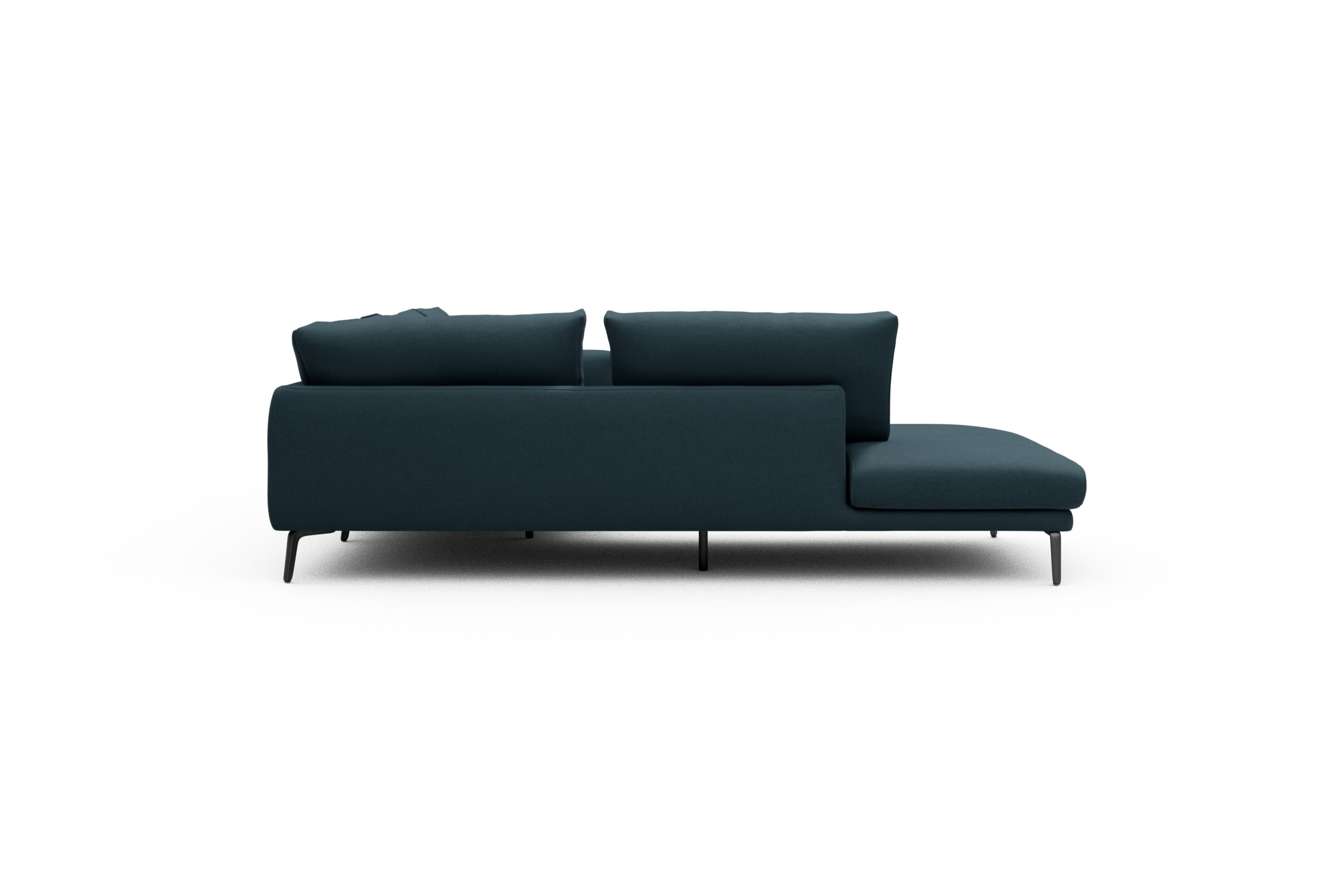 Ecksofa Karl Relax-Ecke links mit 2,5-Sitzer Satya-Indigo