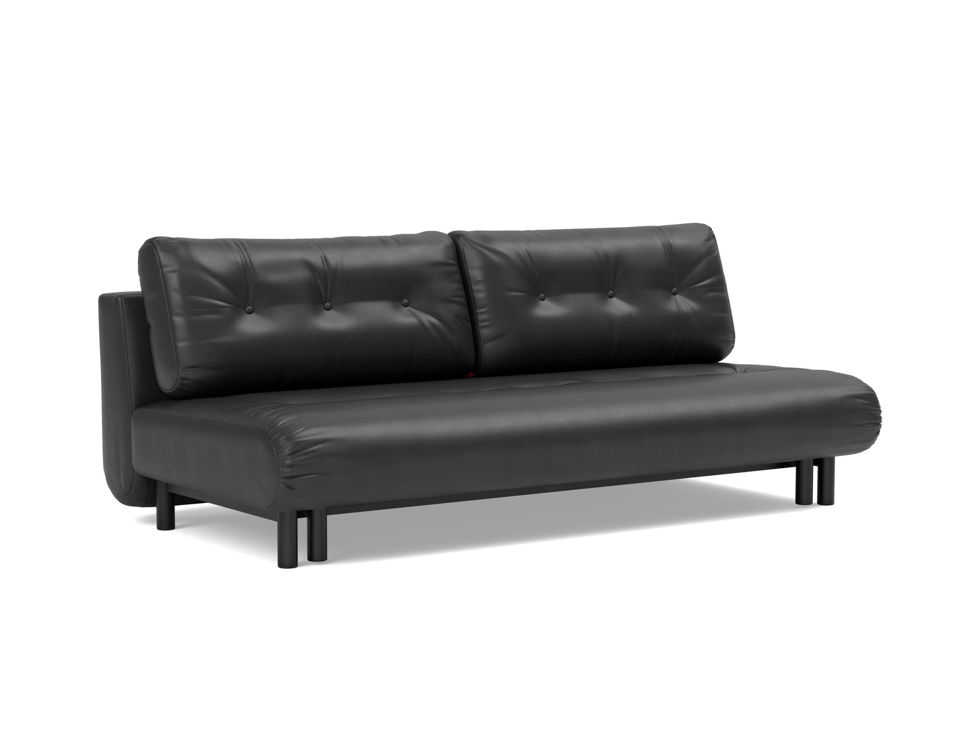Schlafsofa Nabli Lederoptik Faunal 550-Black