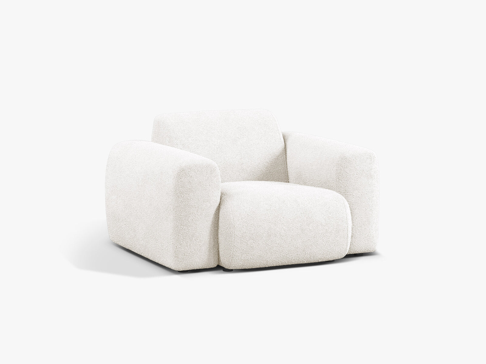 Micadoni Sessel Molino Boucle Baloo Weiß