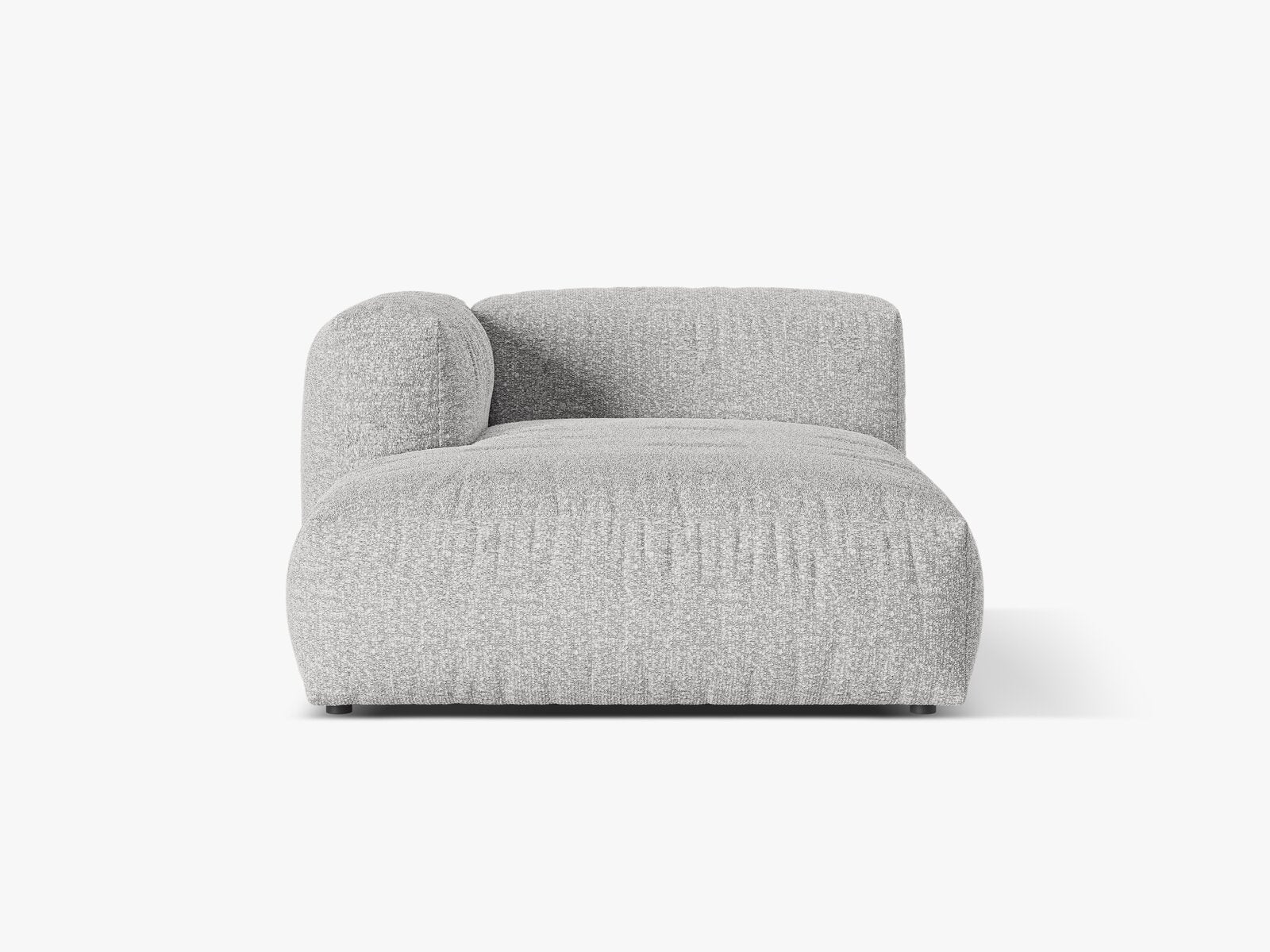 Micadoni Recamiere Martina 1-Sitzer Links Boucle Monet Silber