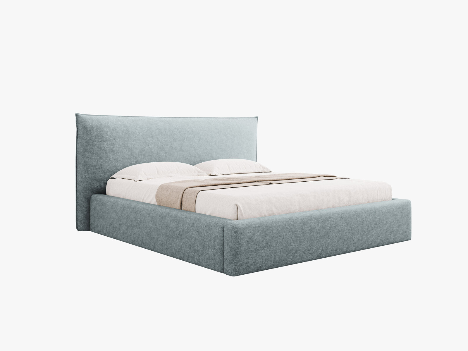 Micadoni Bett Kaelle Chenille Perfect Harmony Hellblau