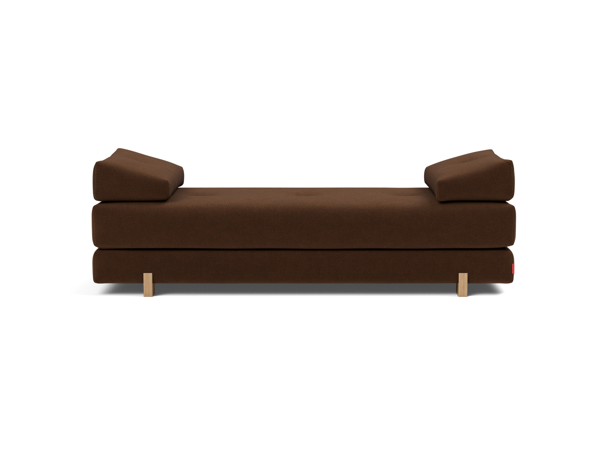 Tagesbett Sigmund Strukturierter Stoff Taura 359-Cappuccino Beine Drip Eiche