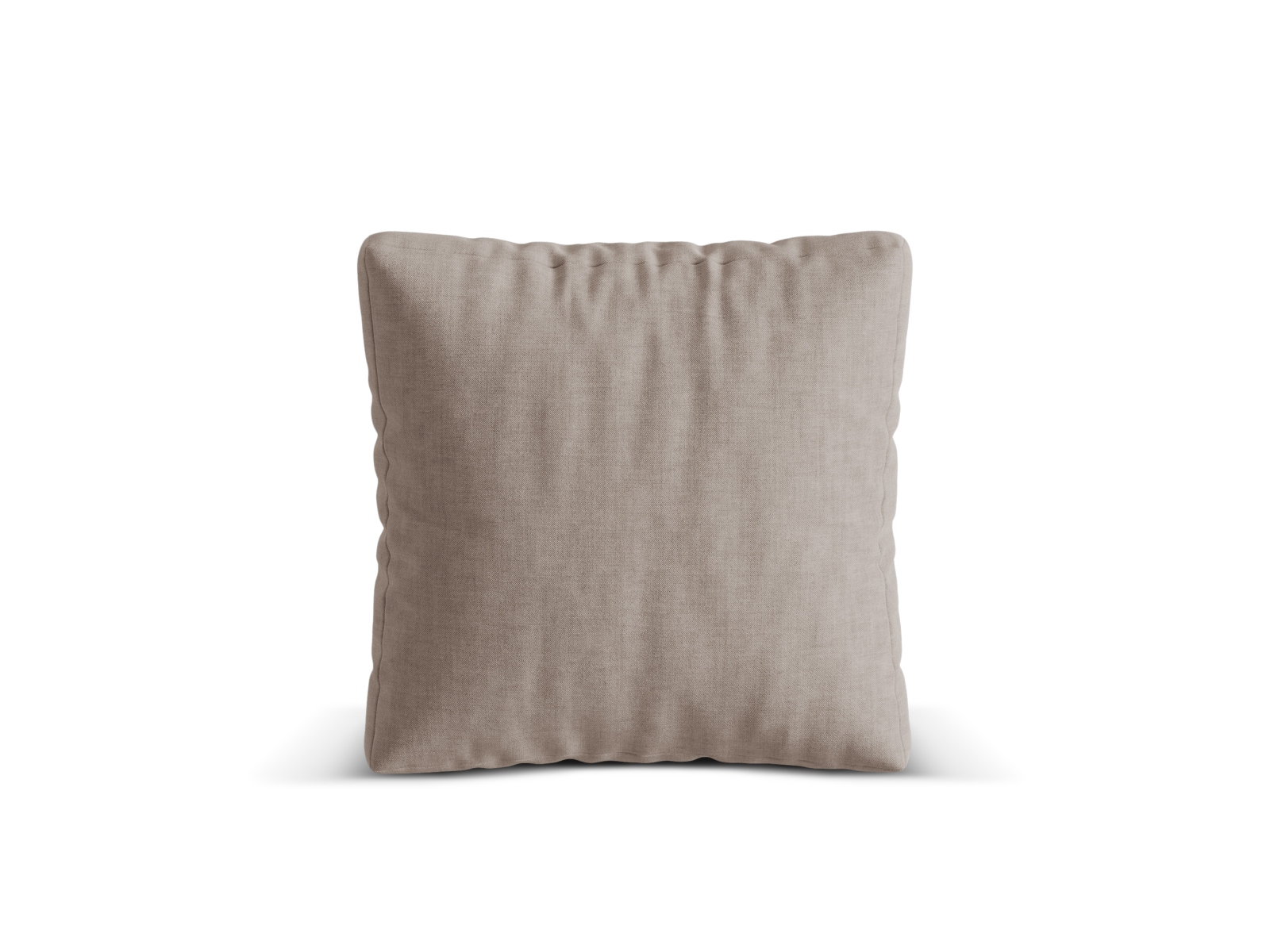 Micadoni Kissen Martina Strukturierter Stoff Boston Dunkelbeige 65x65 moebelfaktor