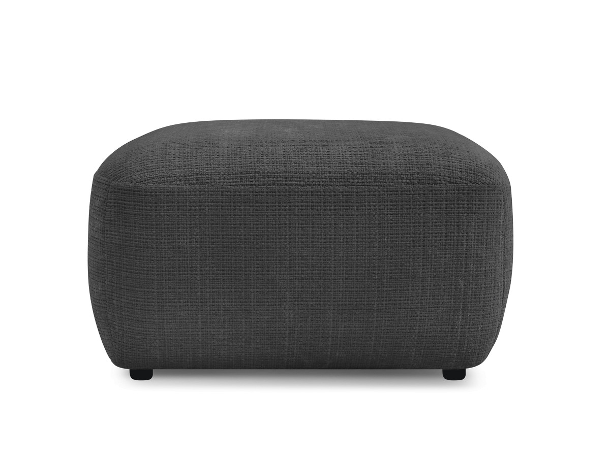 Bobochic Denise Pouf Strukturstoff Schwarz