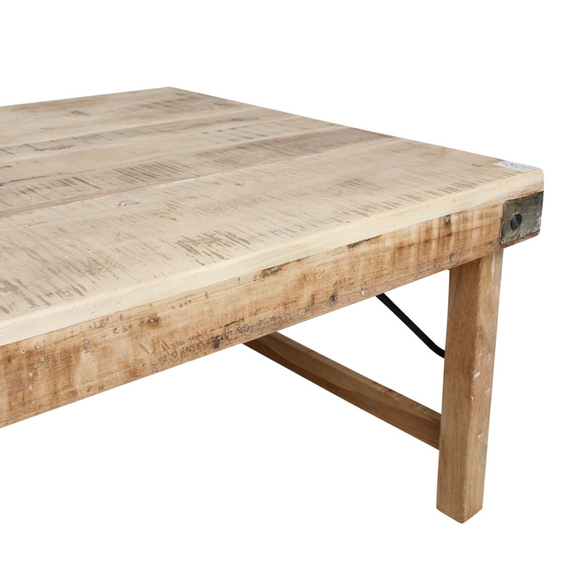 Raw Materials Klappbarer Couchtisch Limewash 120x75x45cm