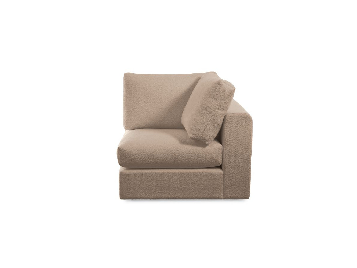 Bobochic Paris Eckmodul Bouclé-Stoff Braun