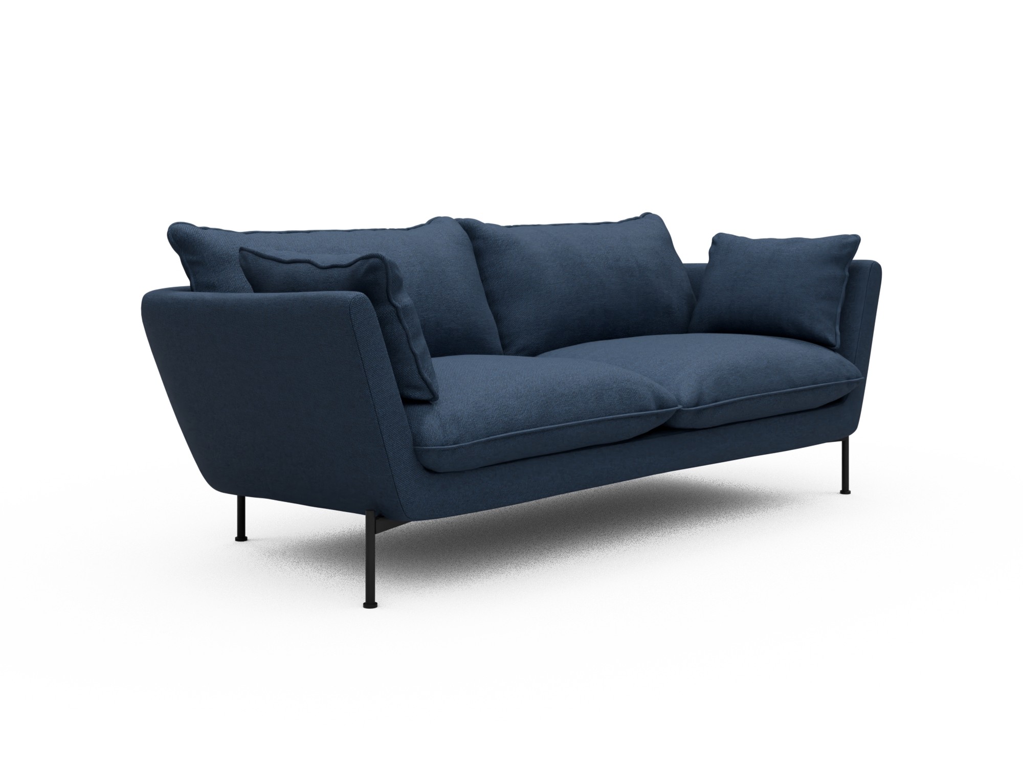 Skandi Home Sofa Anton Soft 2-Sitzer Weda-Blue moebelfaktor
