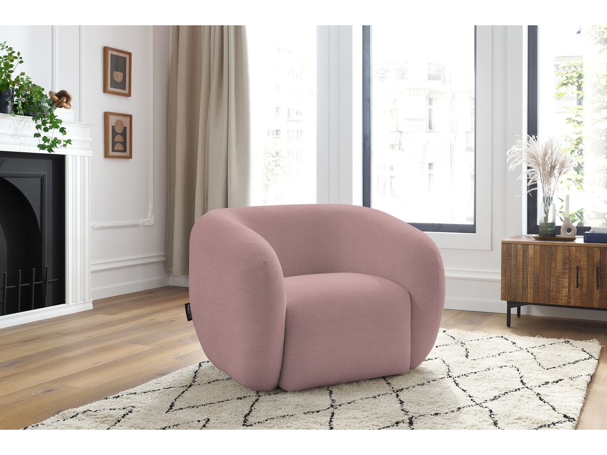 Bobochic Celine Sessel Stoff Rosa