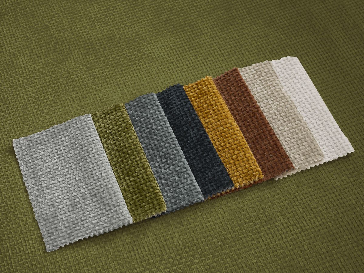 Bobochic Neyo Schlafsofa 3-Sitzer Stoff Grün
