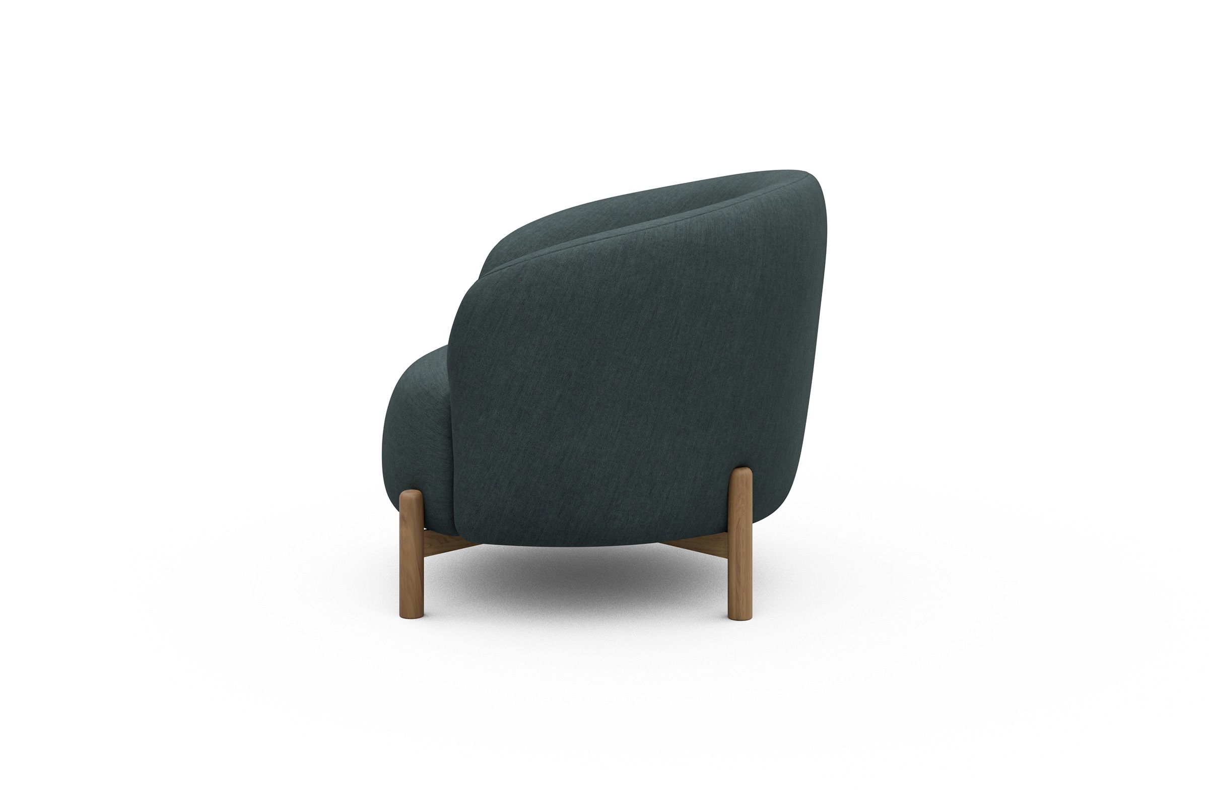 Sessel Ronda Holzbeine Eiche Natur Vivus-Blue
