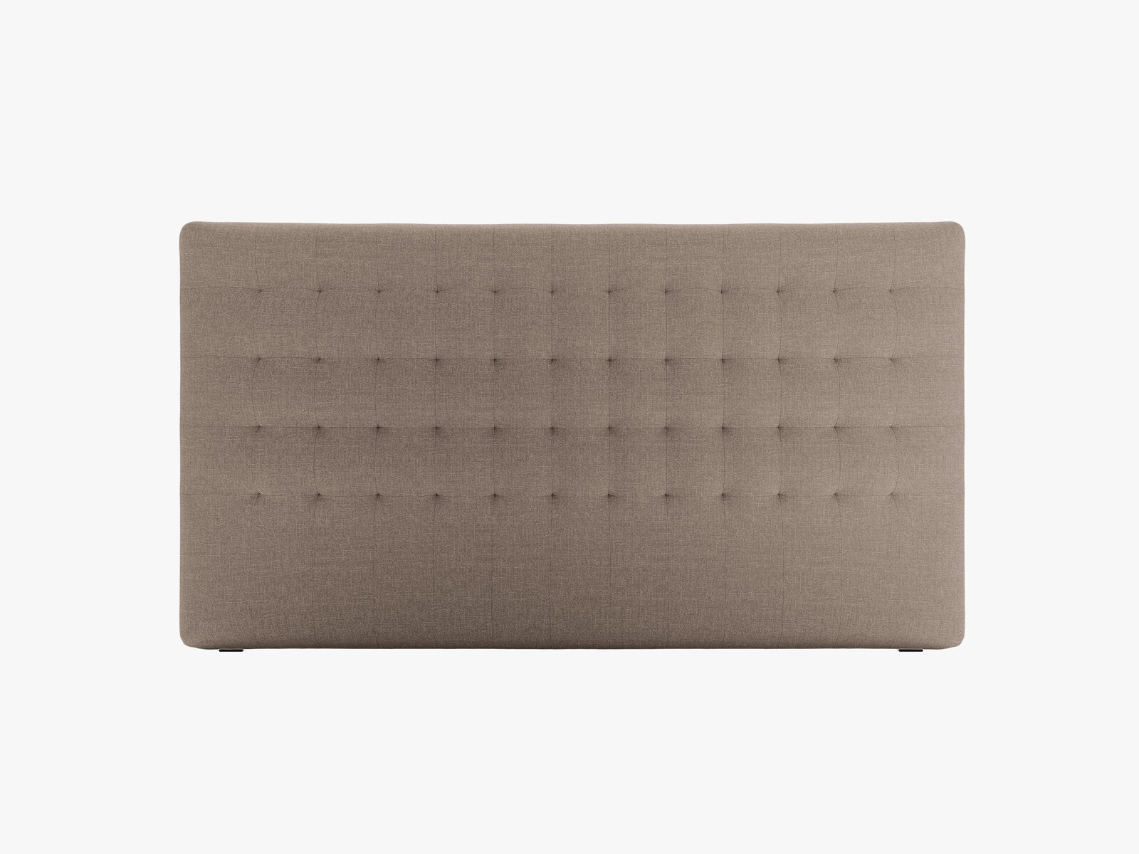 Micadoni Nova Samtiger Kopfteil 120 cm (H 95 cm) Strukturierter Stoff Liberty Cappuccino 180x95