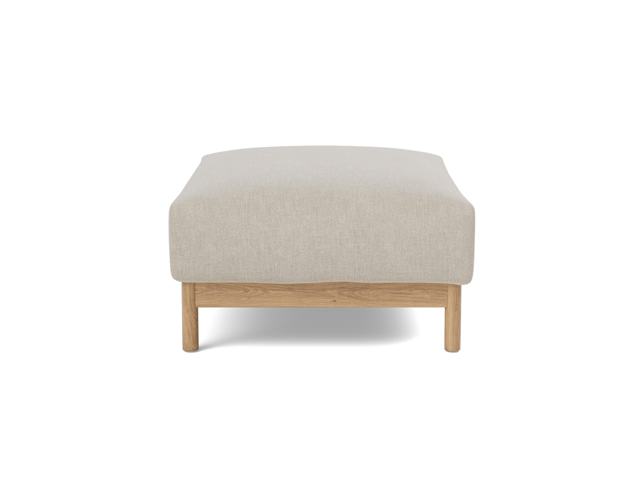 Hocker Malloy Flachgewebe Phobos 586-Latte Beine Eiche