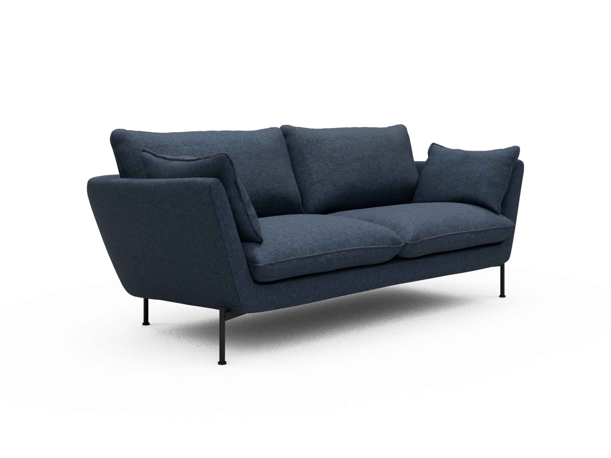 Skandi Home Sofa Anton 2-Sitzer Sama-Deep-Blue moebelfaktor