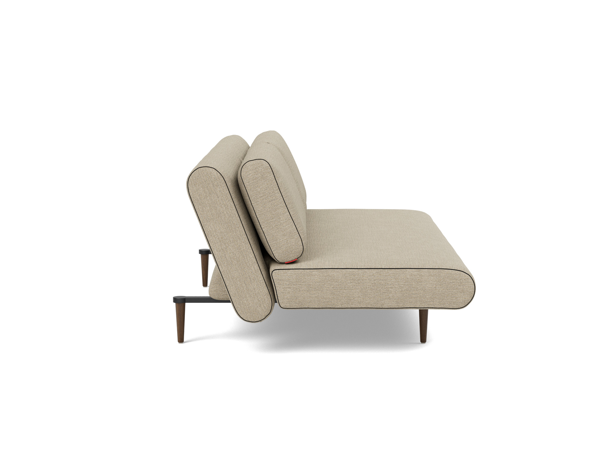 Schlafsofa Unfurl Lounger Strukturierter Stoff Taura 356-Sand