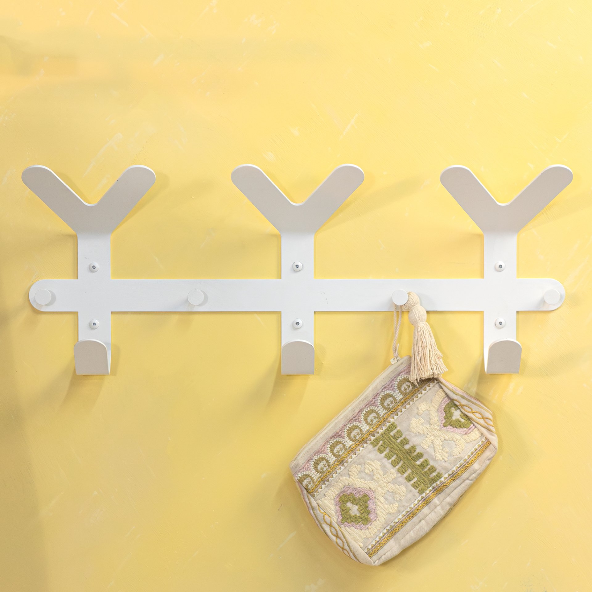 Spinder Design Drei Wandhaken Frondo Weiß
