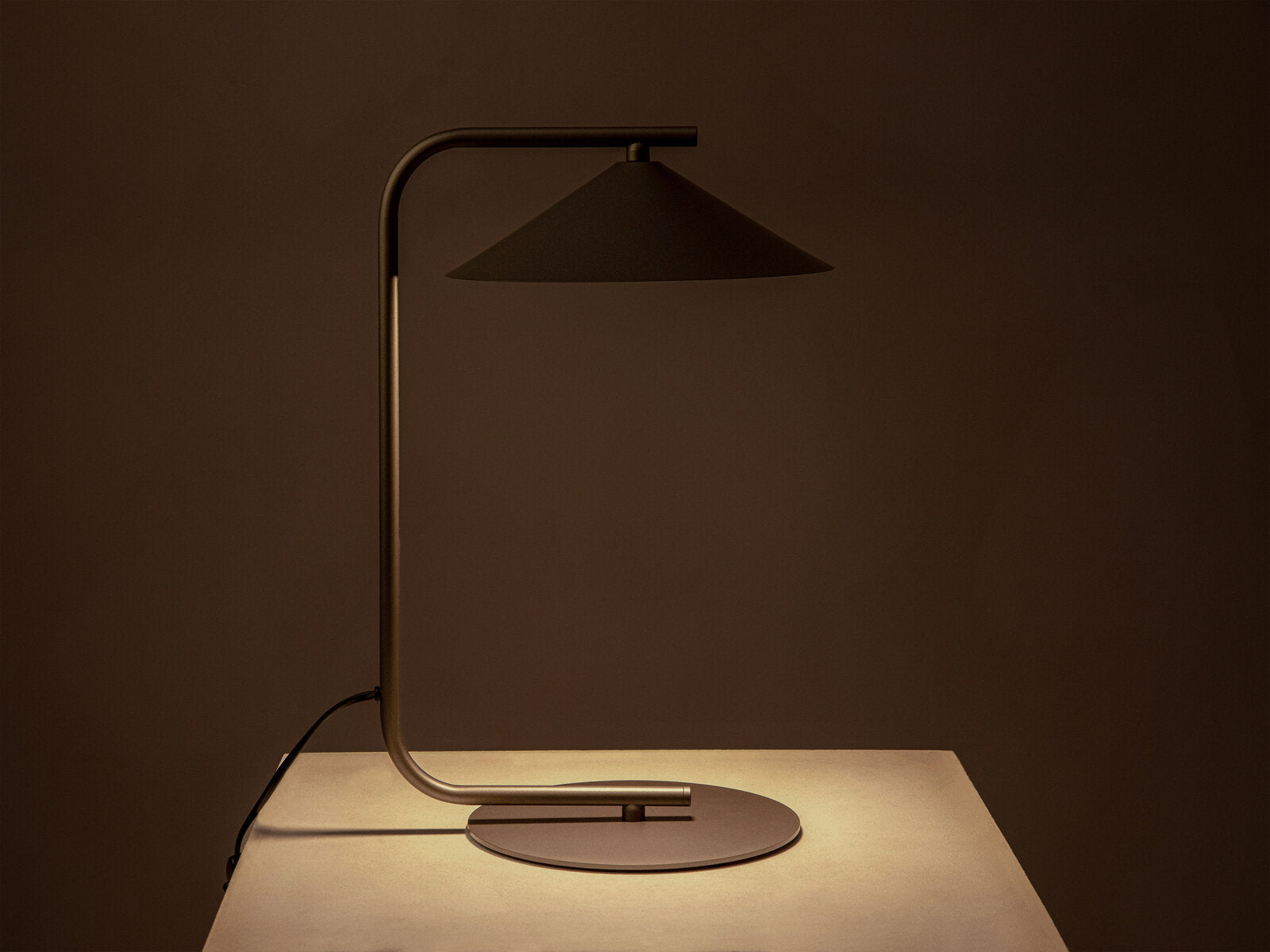 Micadoni Nocte Tischlampe Braun