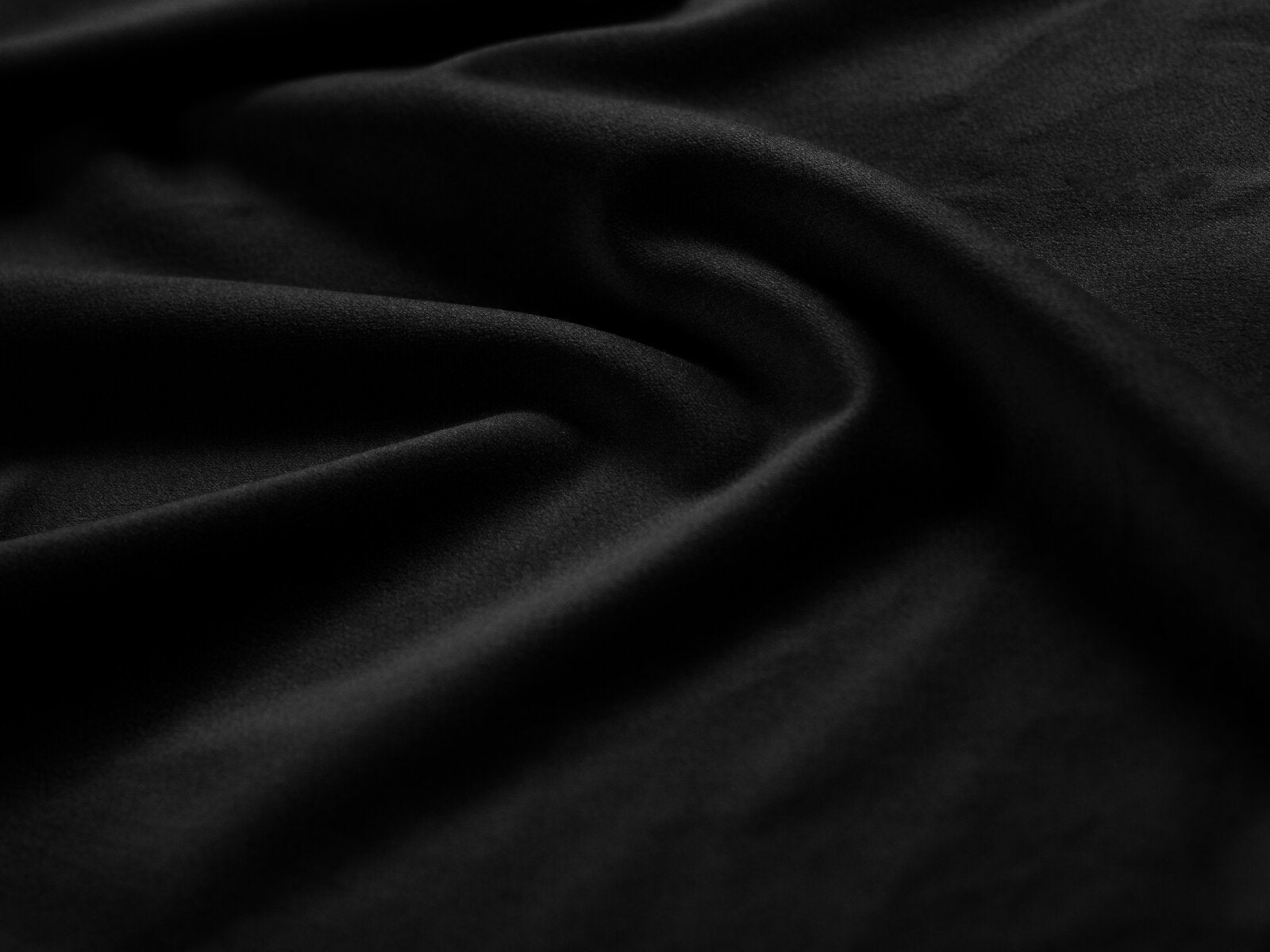 Micadoni Symmetrisches Ecksofa Bellis 5-Sitzer Samt Bluvel Schwarz