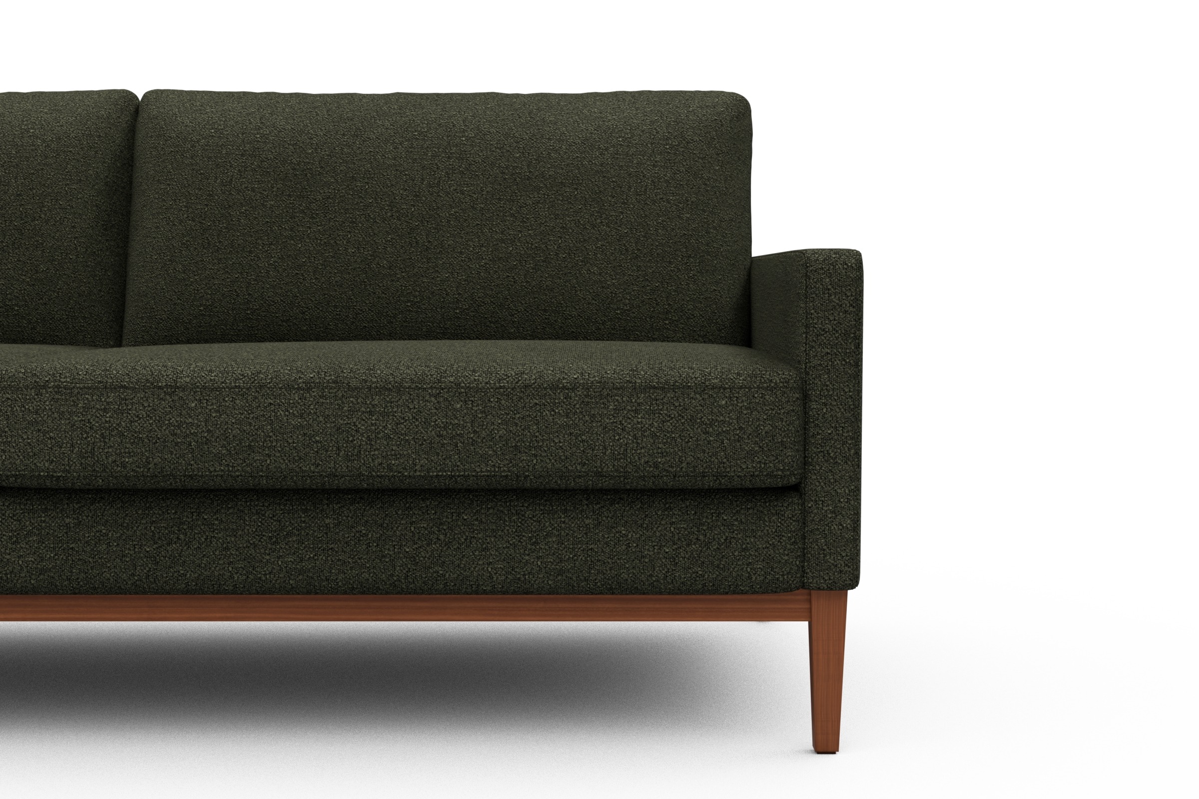 Sofa Bodo 2-Sitzer Boucle-Forest-Green