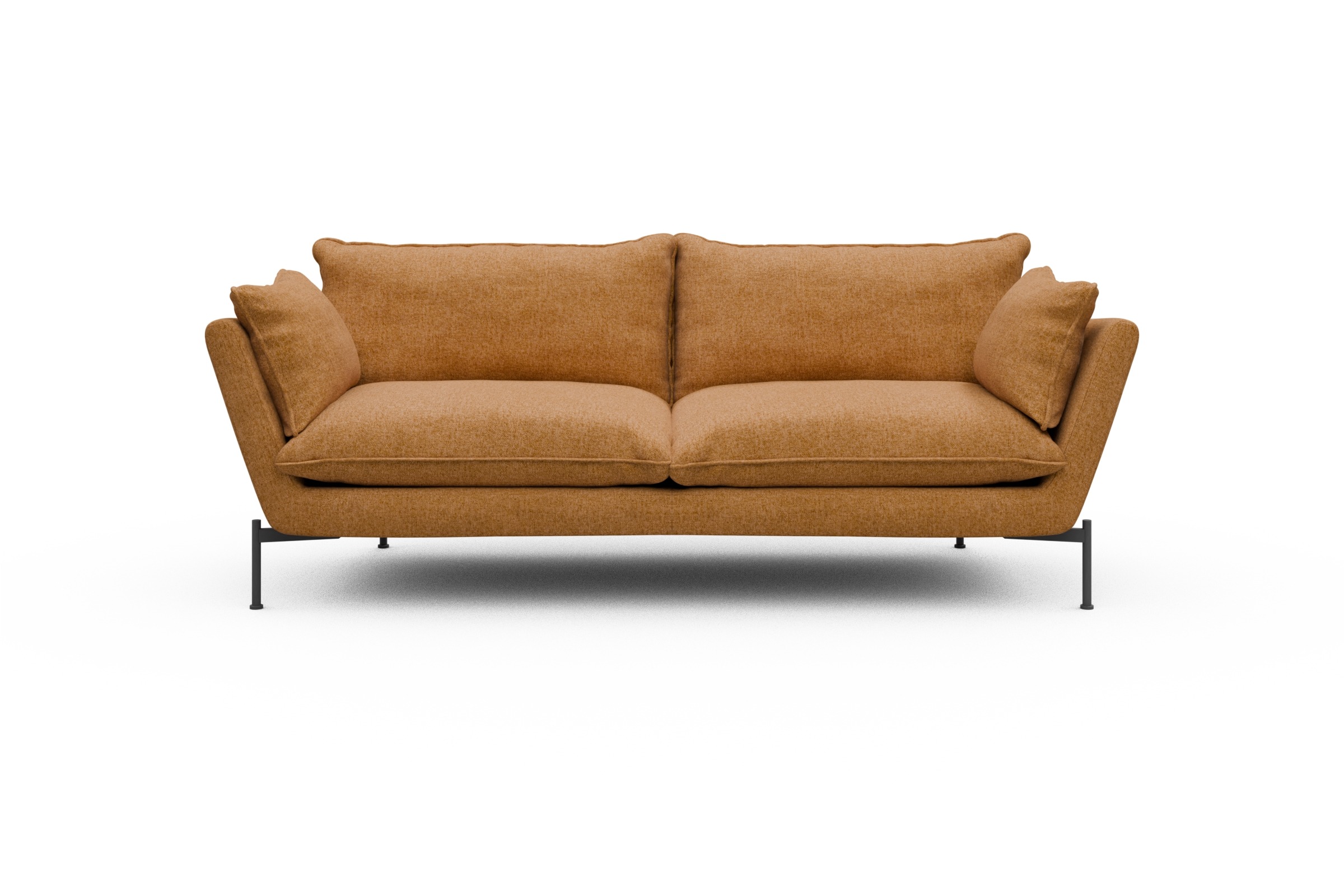 Skandi Home Sofa Anton PREMIUM 3-Sitzer Casone-Warm-Yellow moebelfaktor