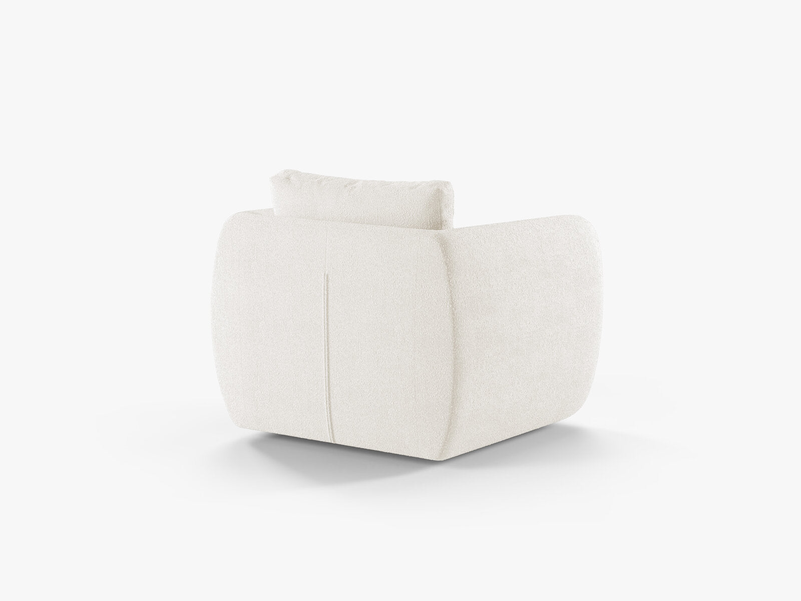 Micadoni Sessel Iga Boucle Baloo Weiß