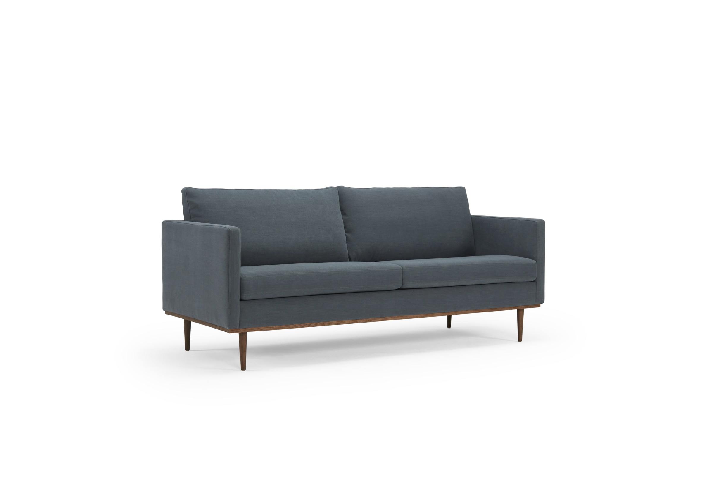 Sofa Bent 3-Sitzer Flachgewebe Vivus 573-Dusty-Blue